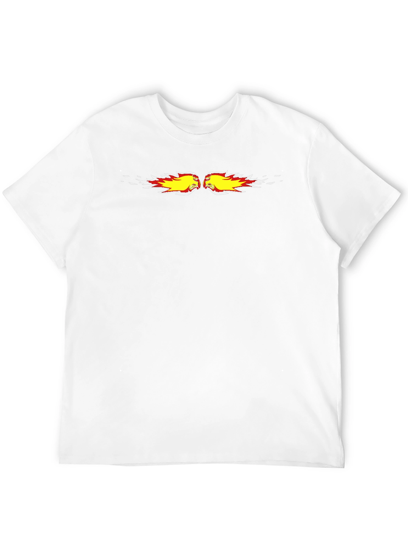 Fiery Fist Bump Graphic Black Tee