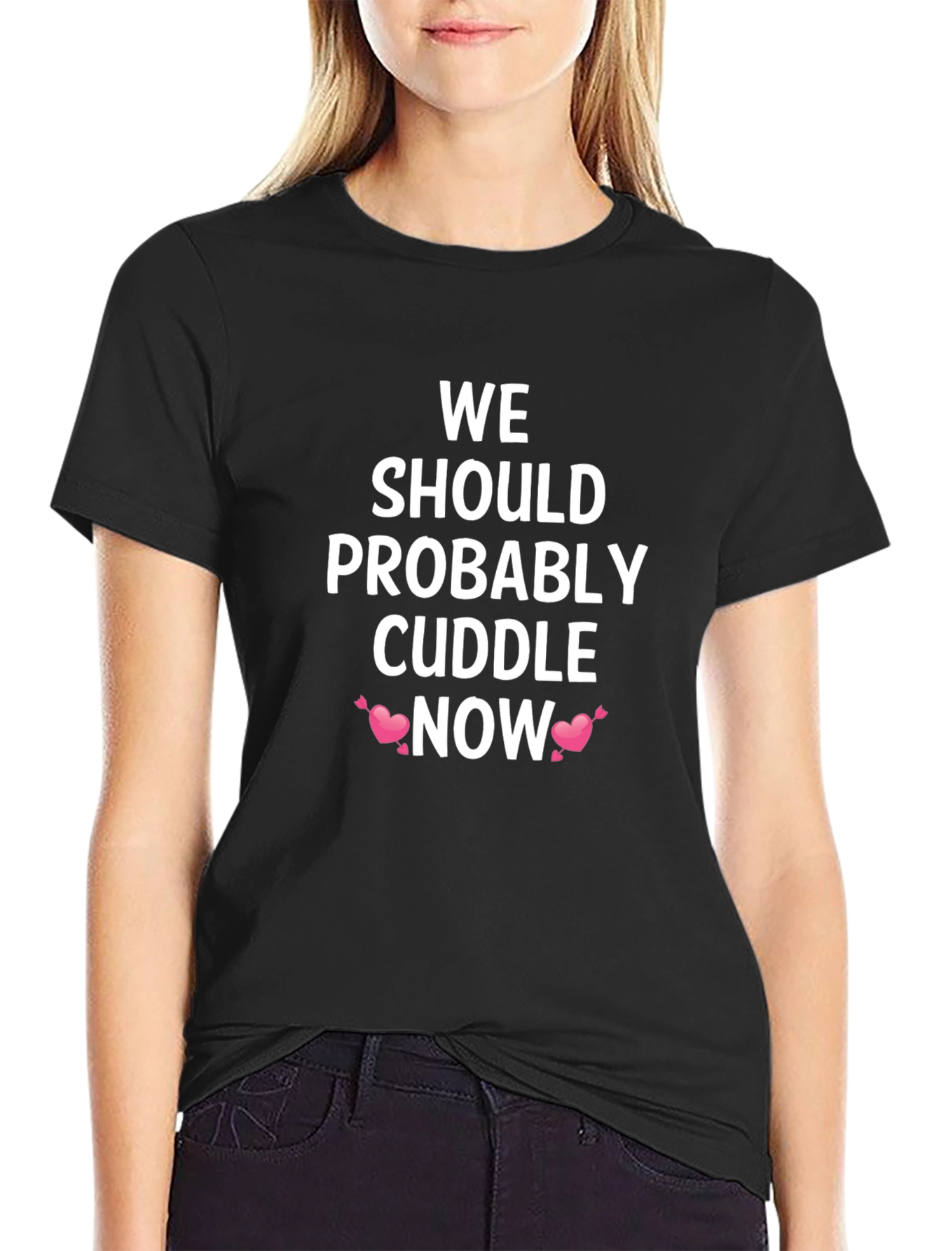 Cuddle Now Graphic Tee - Soft & Comfy Shirt