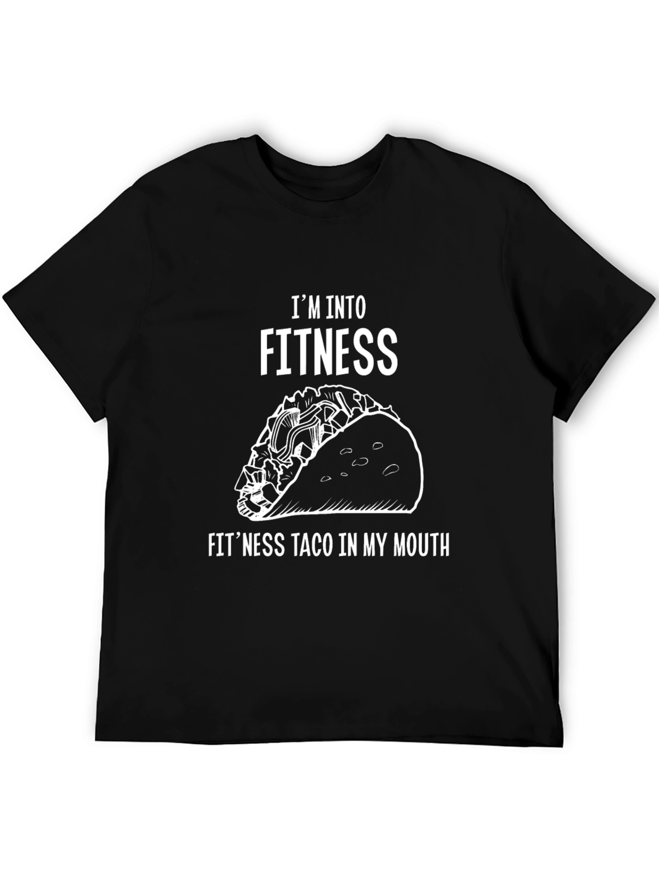 Fitness Taco Graphic T-Shirt - Gym Humor