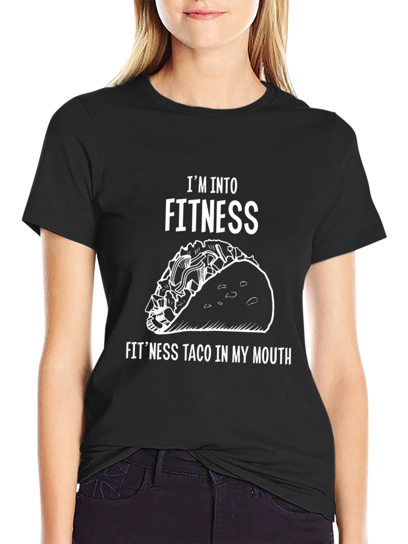Fitness Taco Graphic T-Shirt - Gym Humor