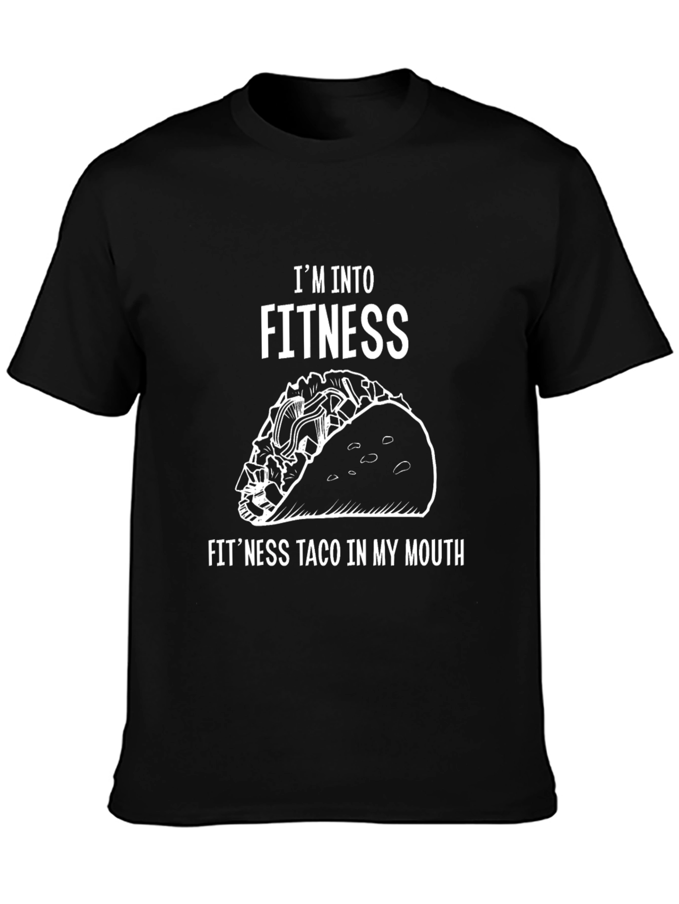 Fitness Taco Graphic T-Shirt - Gym Humor
