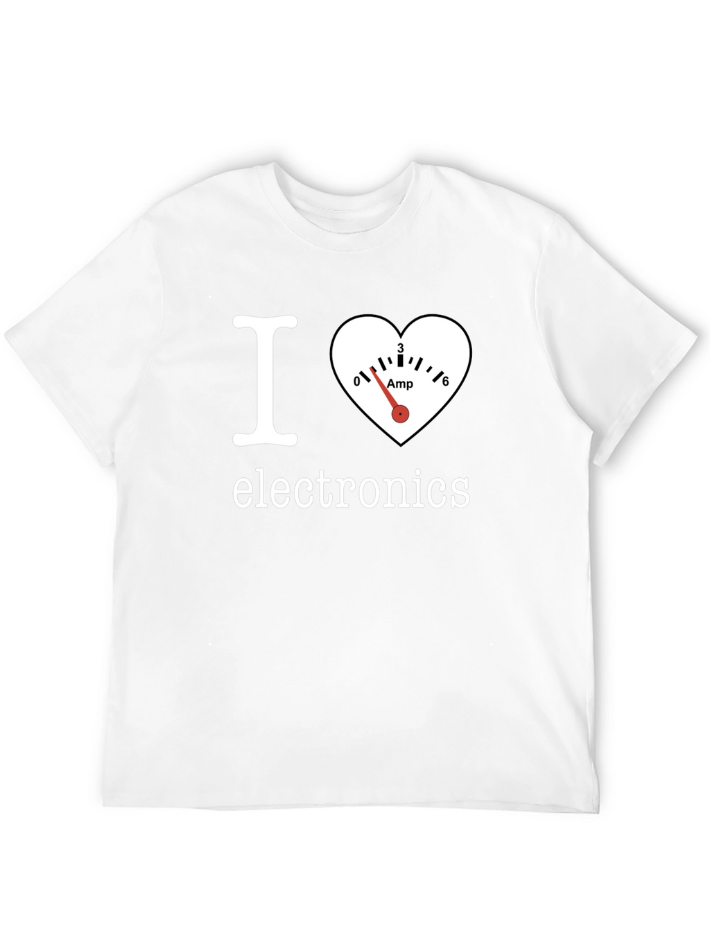 I Heart Electronics Black T-Shirt