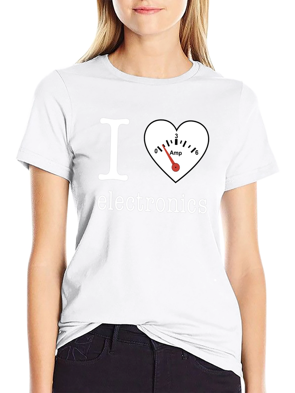 I Heart Electronics Black T-Shirt