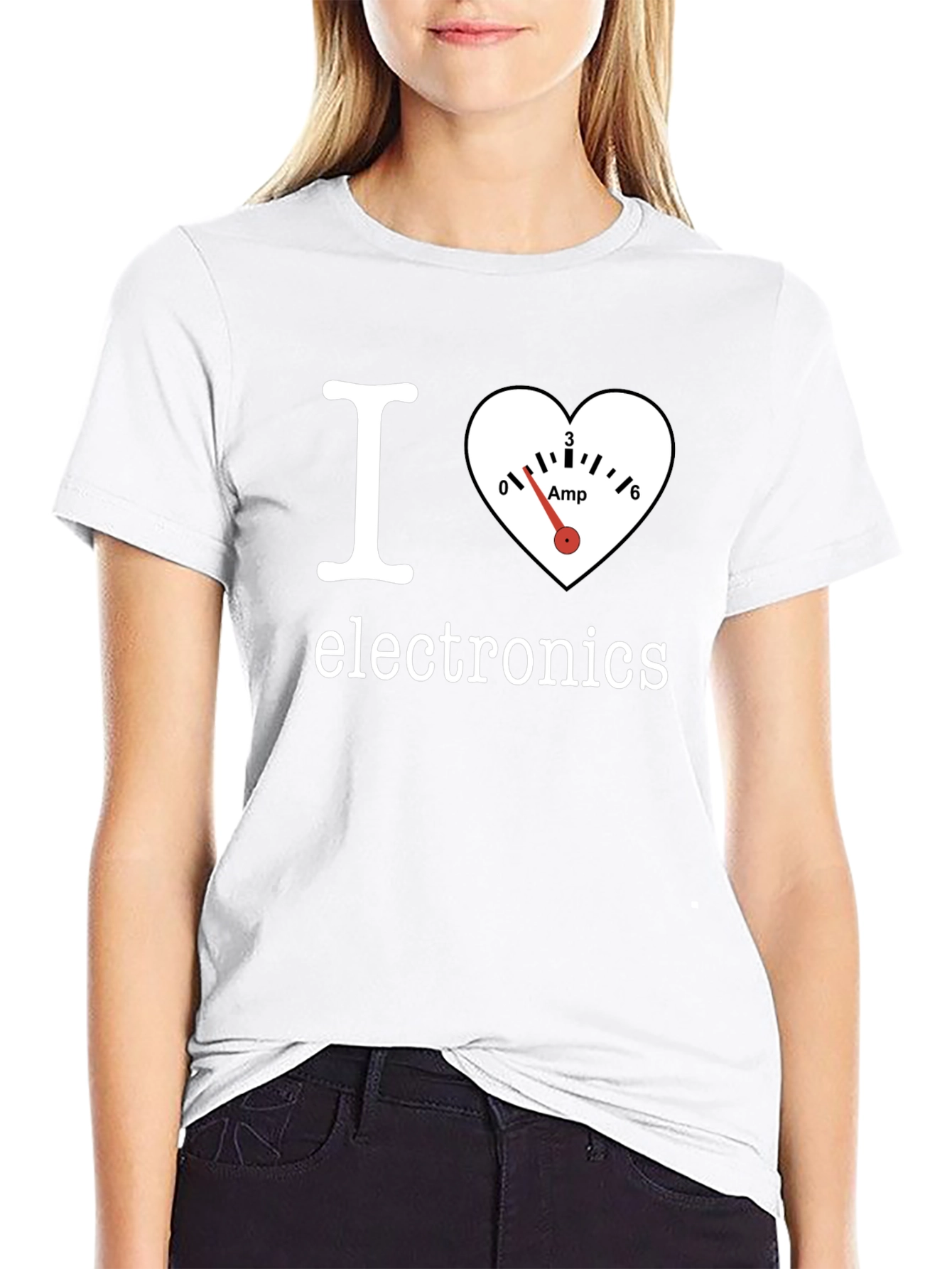 I Heart Electronics Black T-Shirt