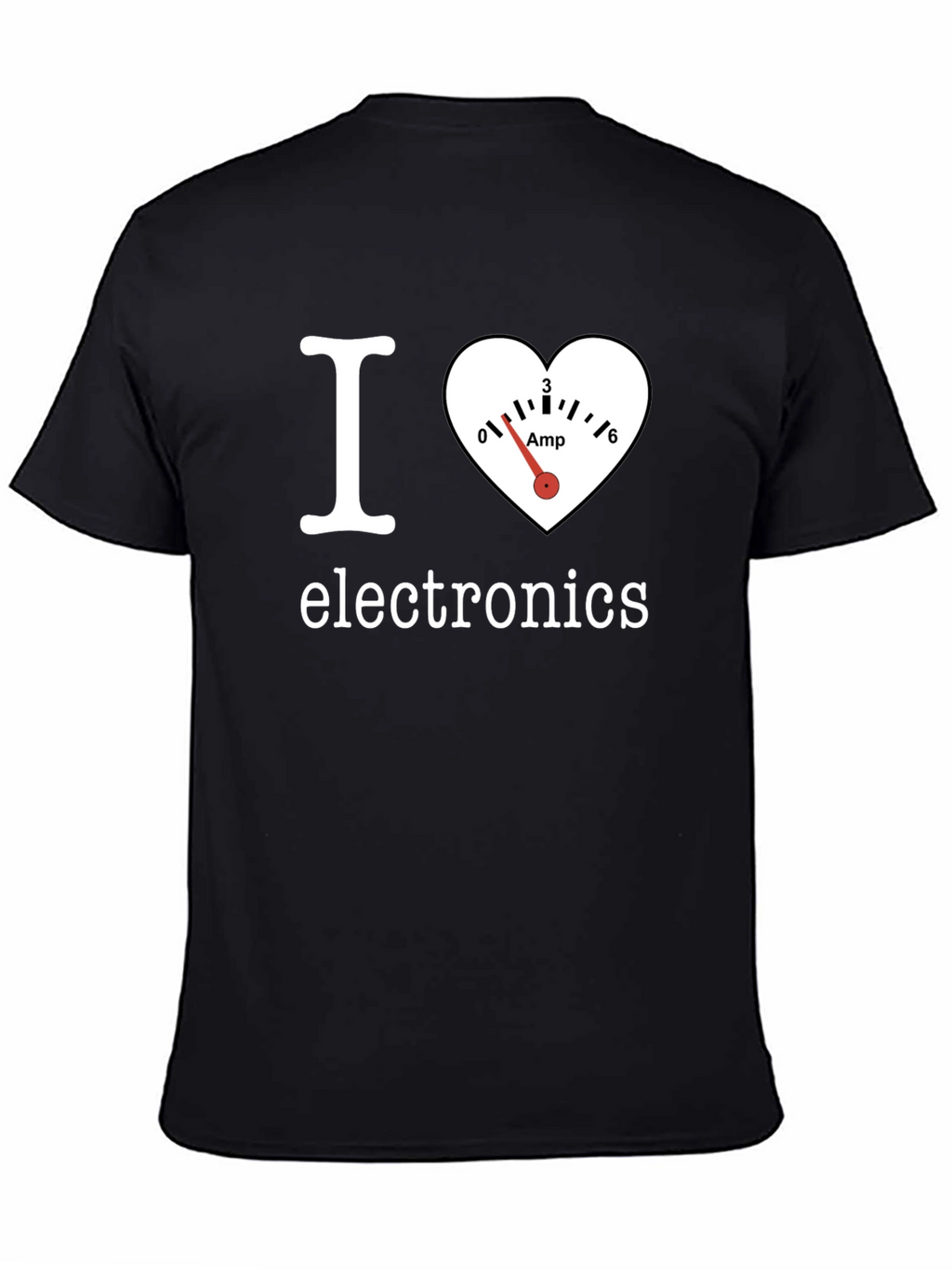 I Heart Electronics Black T-Shirt