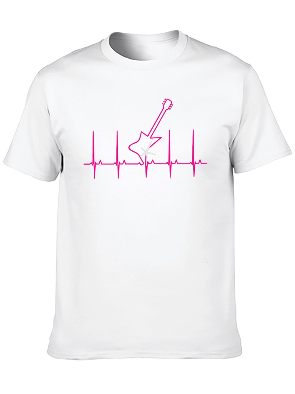 Guitar Heartbeat Graphic T-Shirt