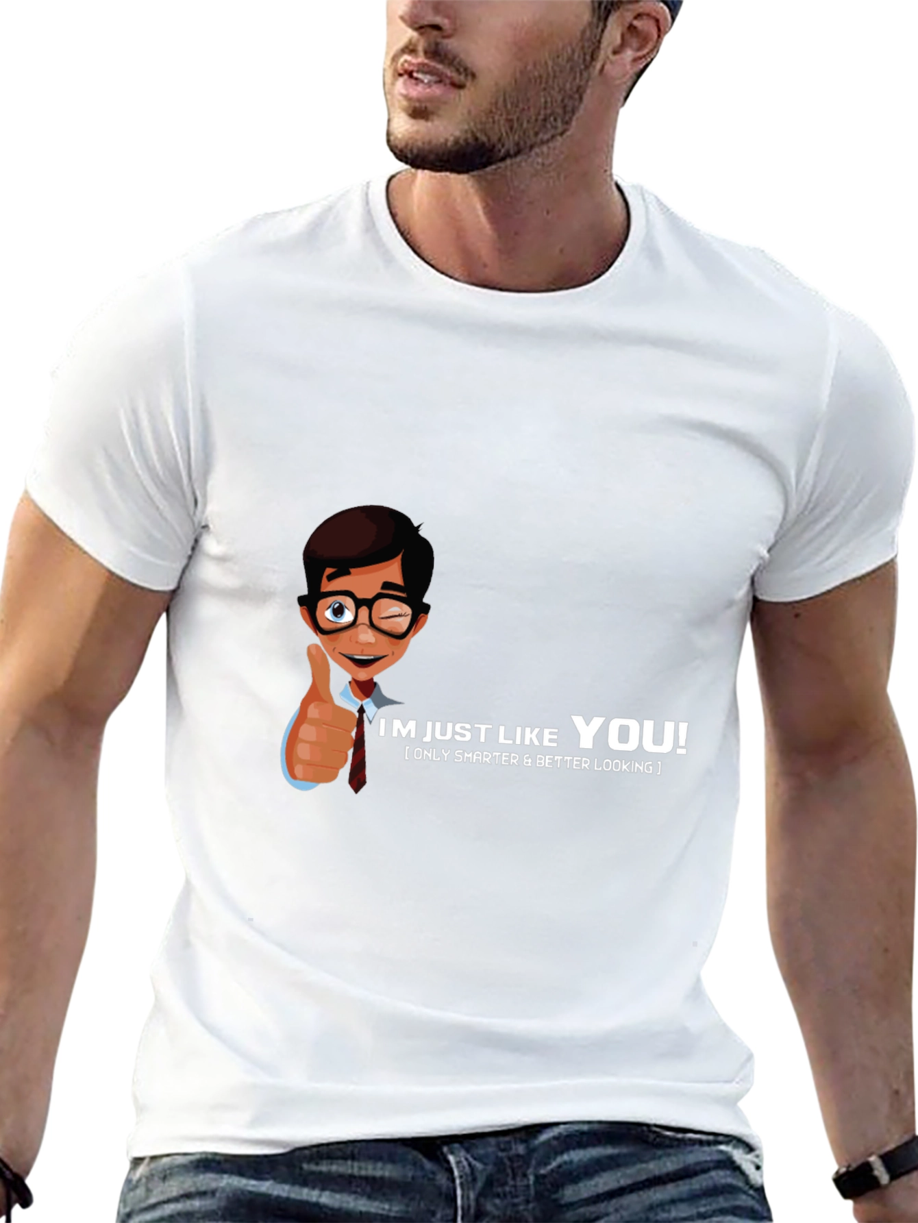 Im Just Like You Black Tee