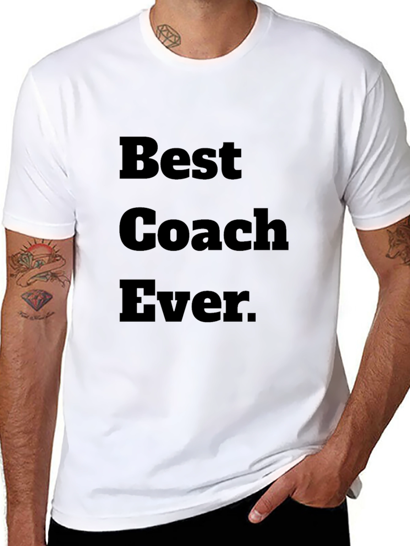 Best Coach Ever Black T-Shirt