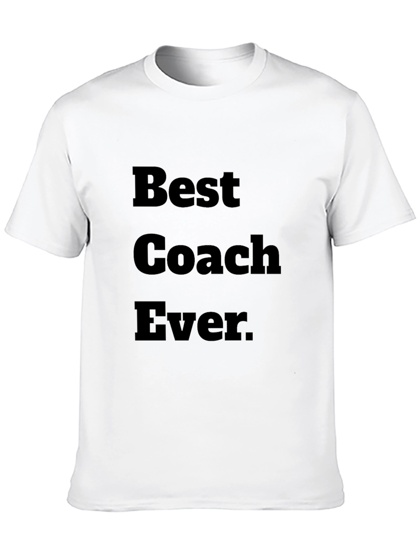 Best Coach Ever Black T-Shirt