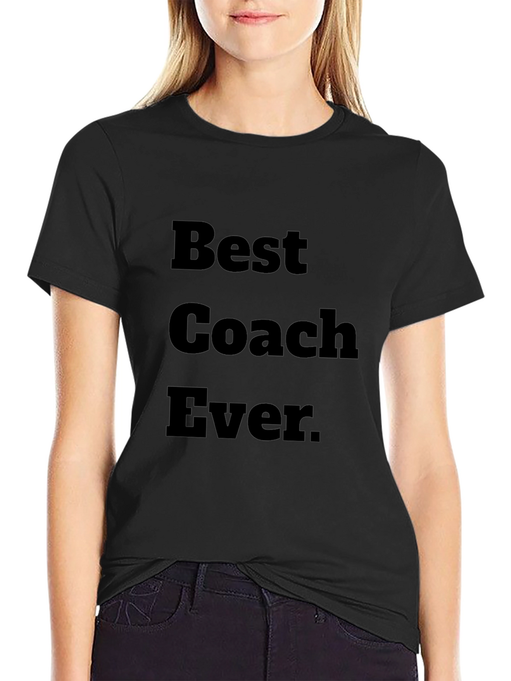 Best Coach Ever Black T-Shirt