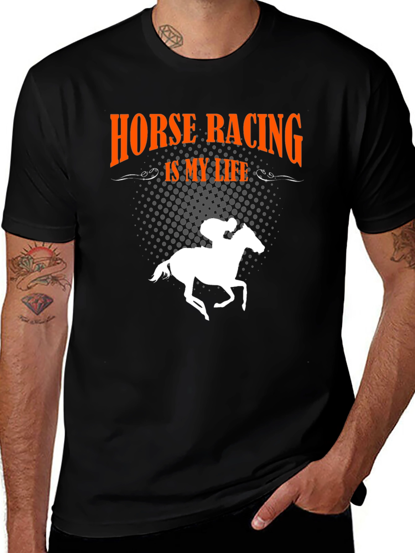 Horse Racing is My Life Graphic T-Shirt