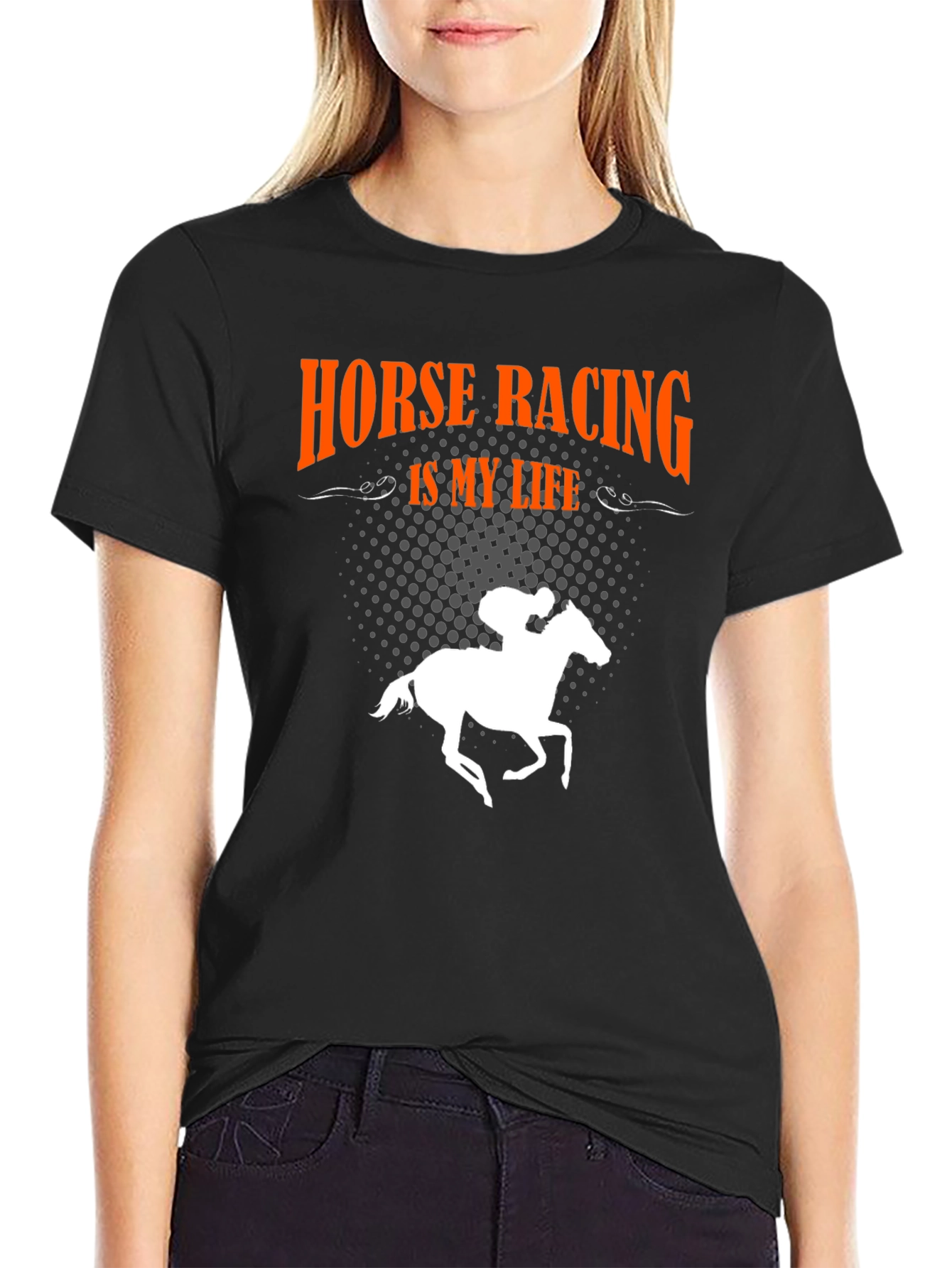 Horse Racing is My Life Graphic T-Shirt