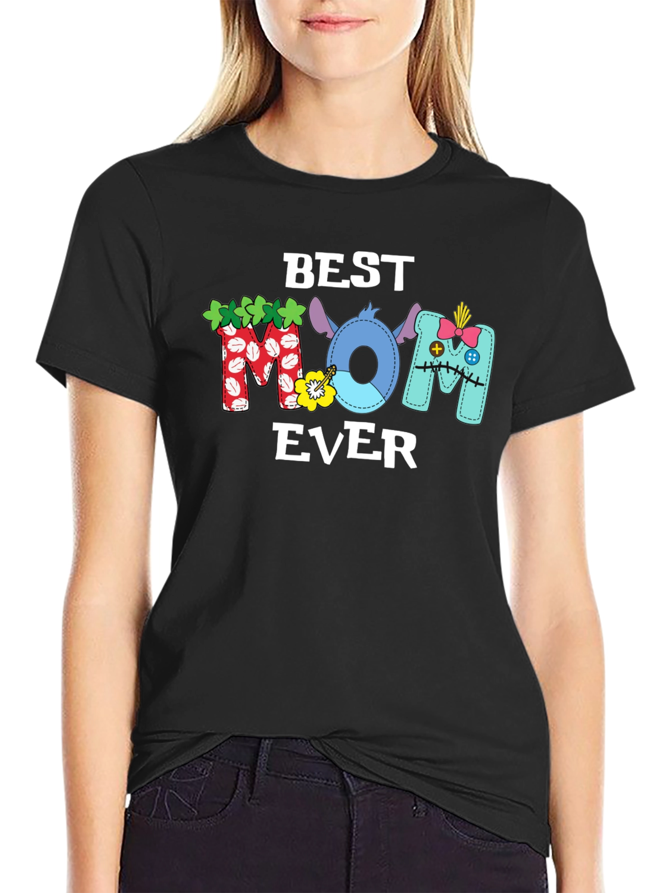 Best Mom Ever T-Shirt Stitch
