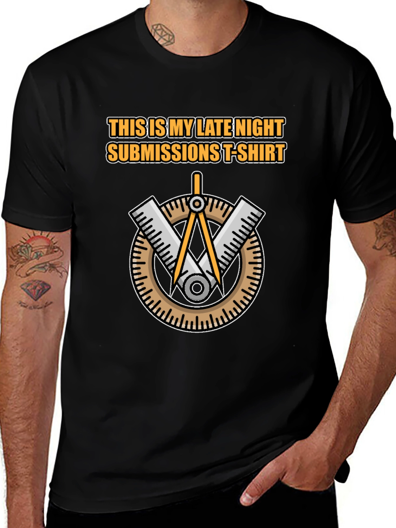 Late Night Submissions T-Shirt - Funny Student Tee