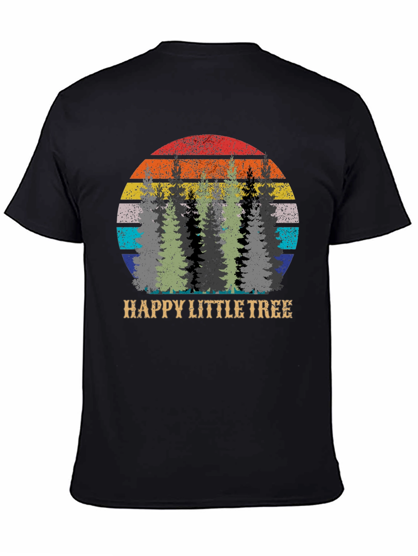 Happy Little Tree Retro Graphic Tee