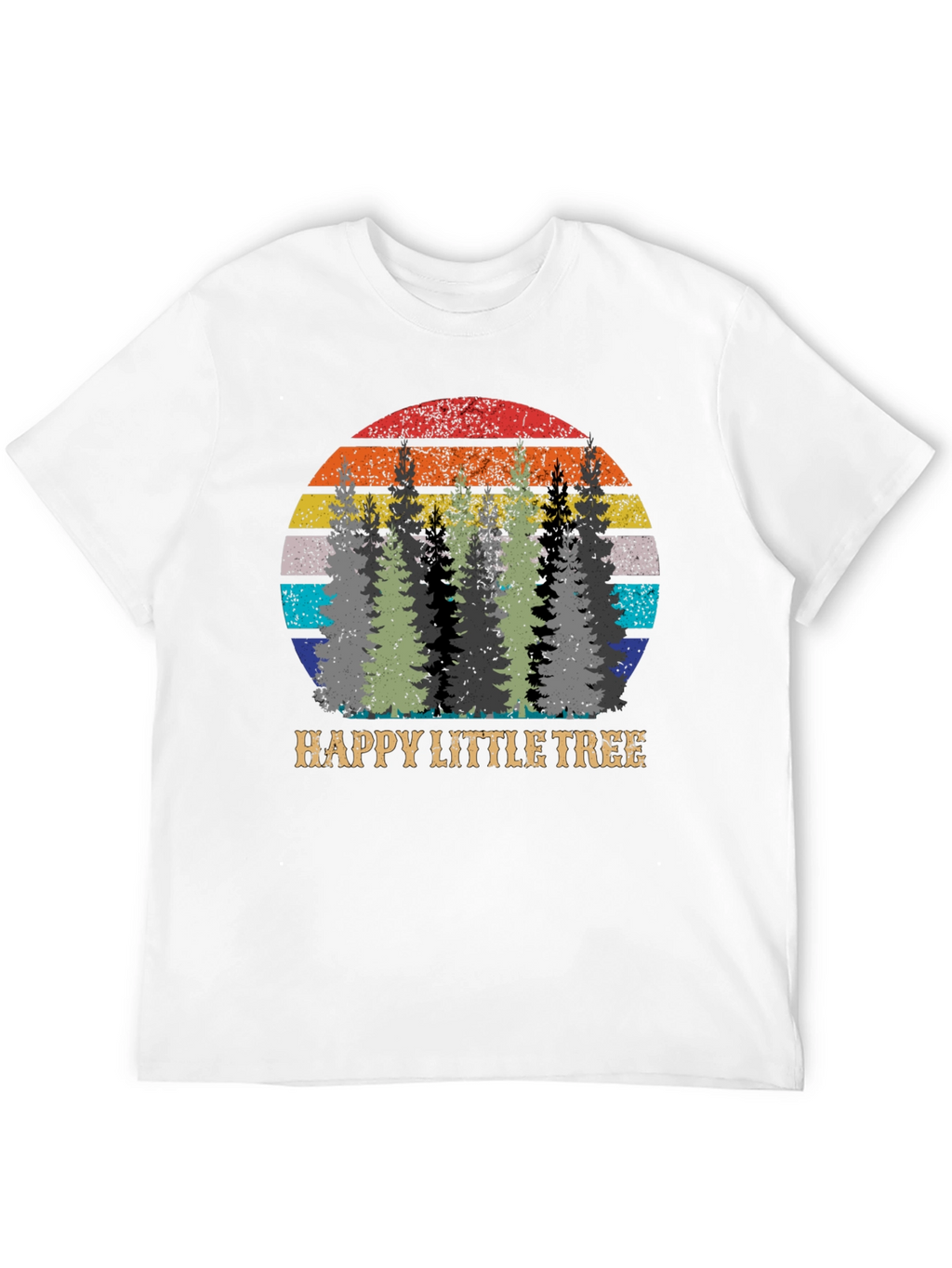Happy Little Tree Retro Graphic Tee