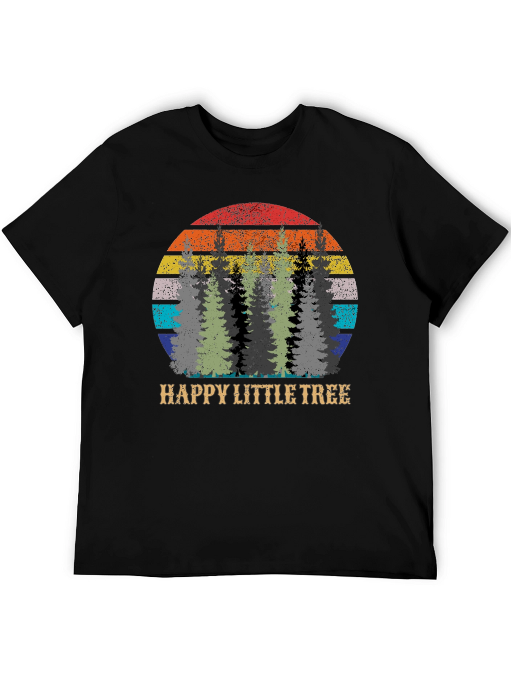 Happy Little Tree Retro Graphic Tee