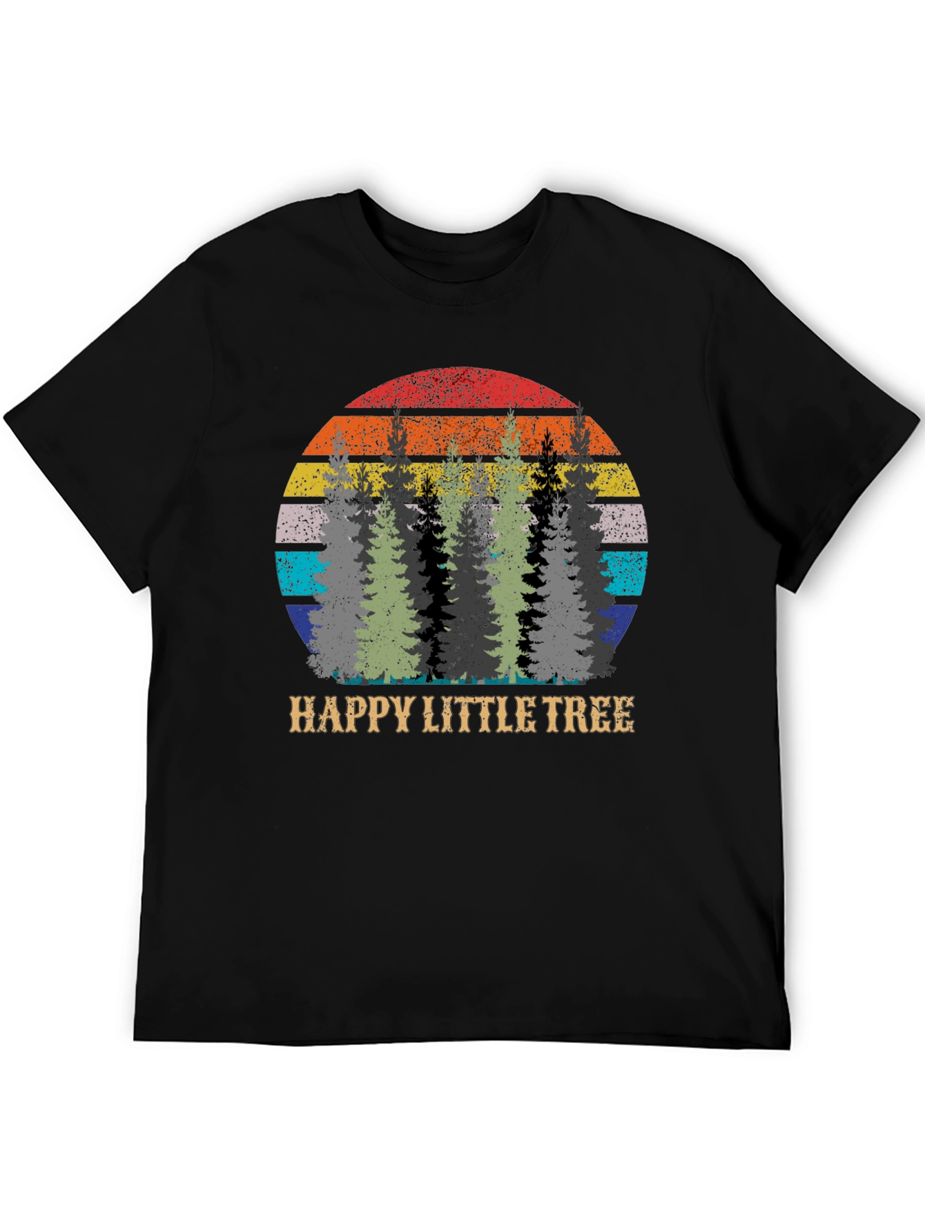 Happy Little Tree Retro Graphic Tee