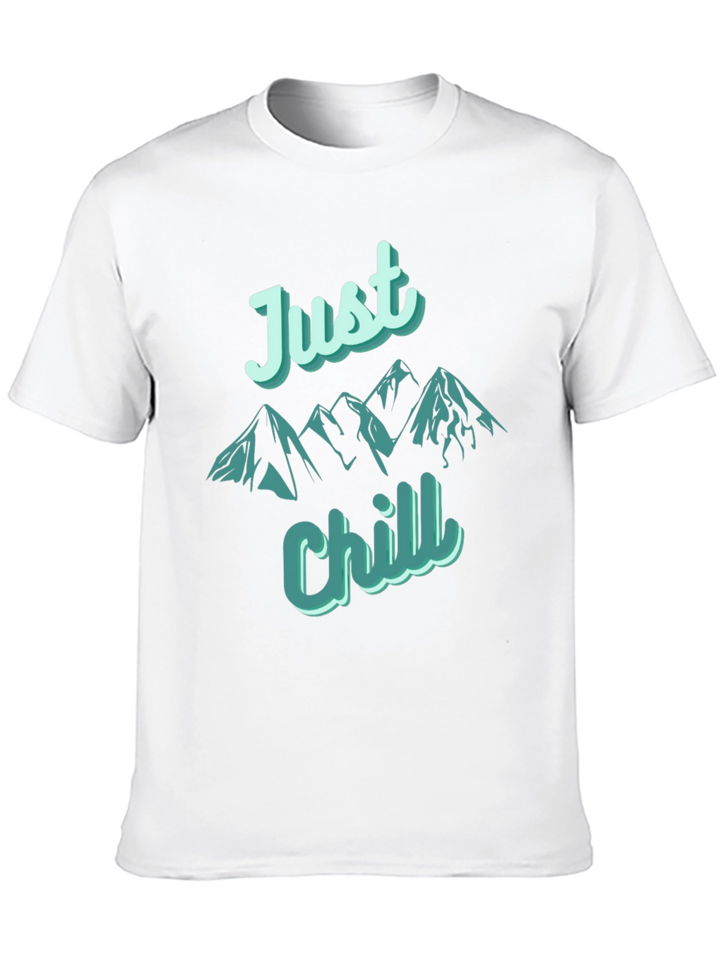 Just Chill Mountain T-Shirt - Relaxed Fit