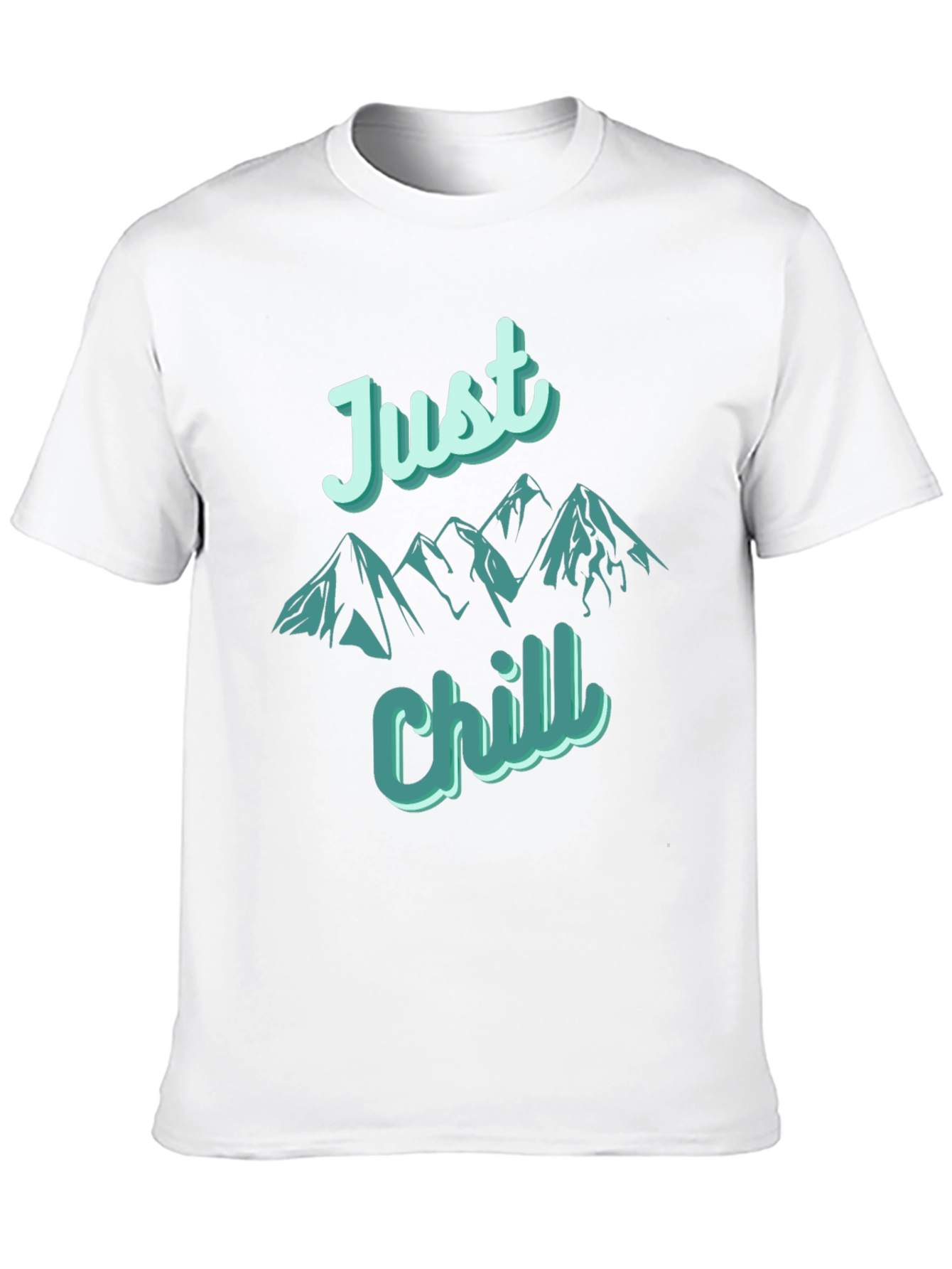 Just Chill Mountain T-Shirt - Relaxed Fit