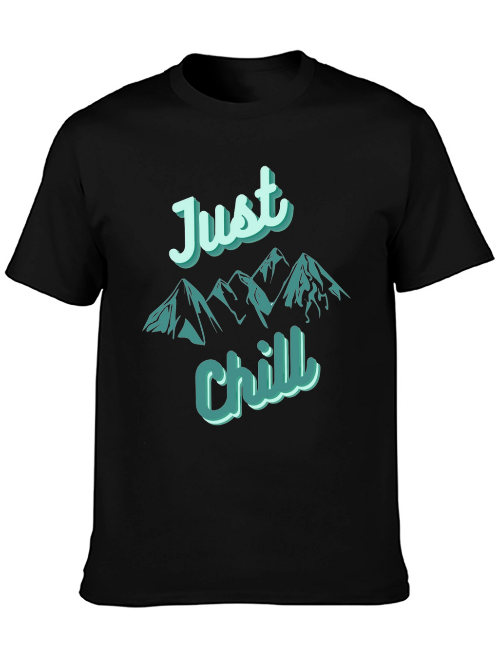 Just Chill Mountain T-Shirt - Relaxed Fit