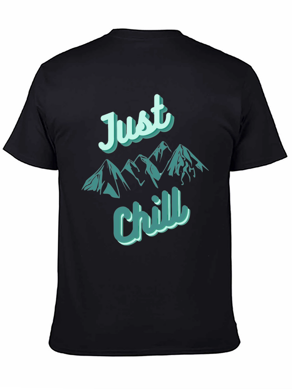 Just Chill Mountain T-Shirt - Relaxed Fit