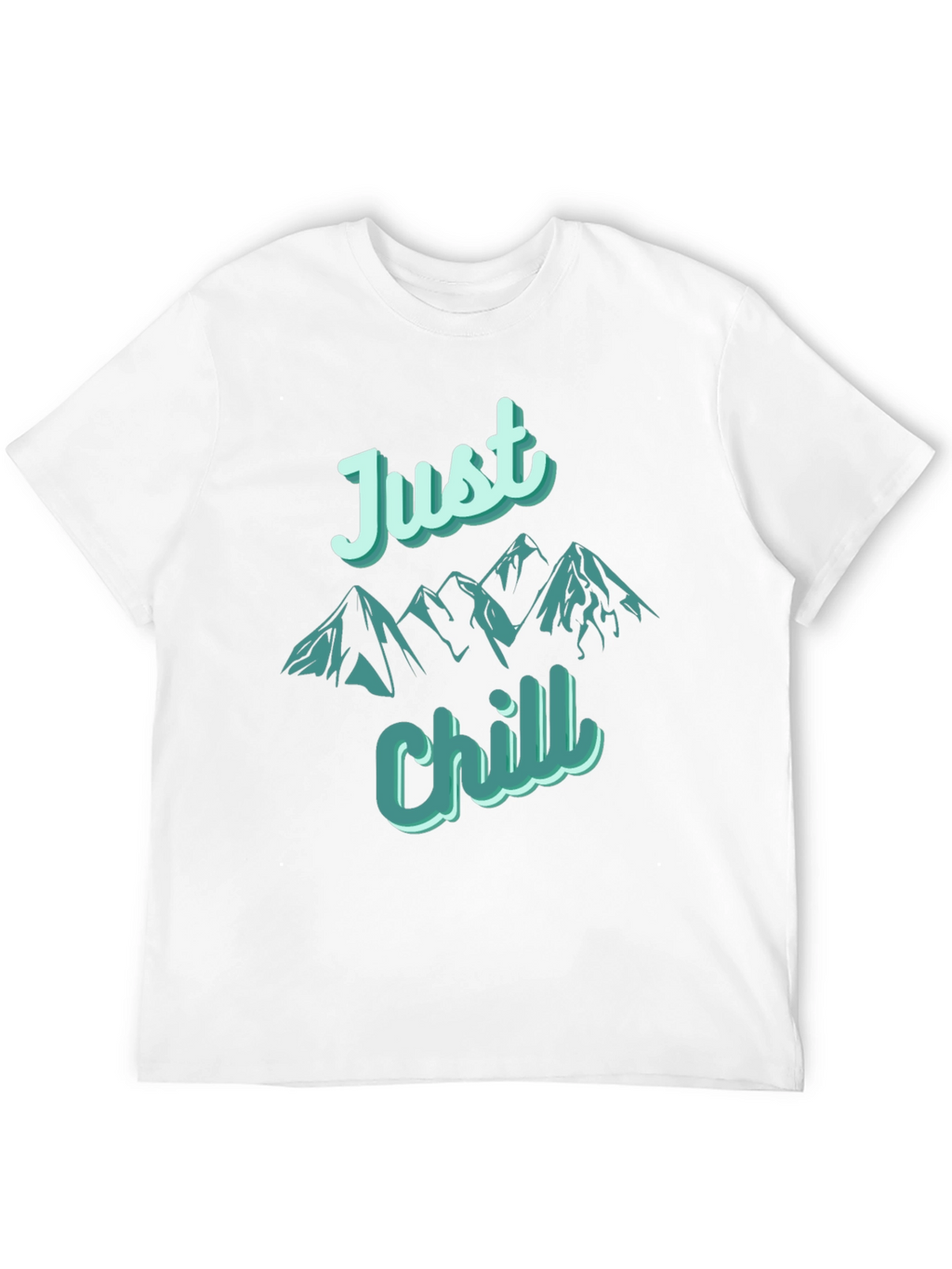 Just Chill Mountain T-Shirt - Relaxed Fit