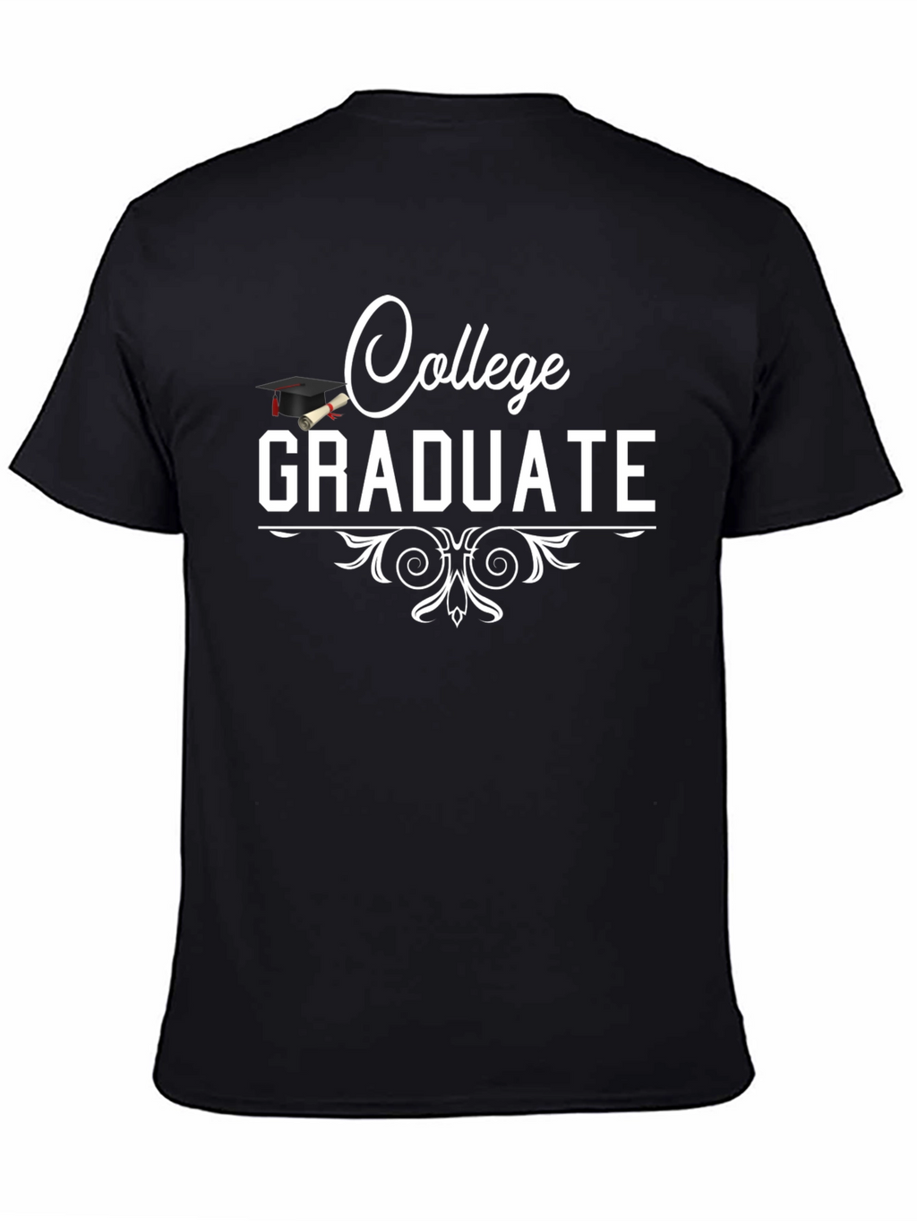 College Graduate Black T-Shirt