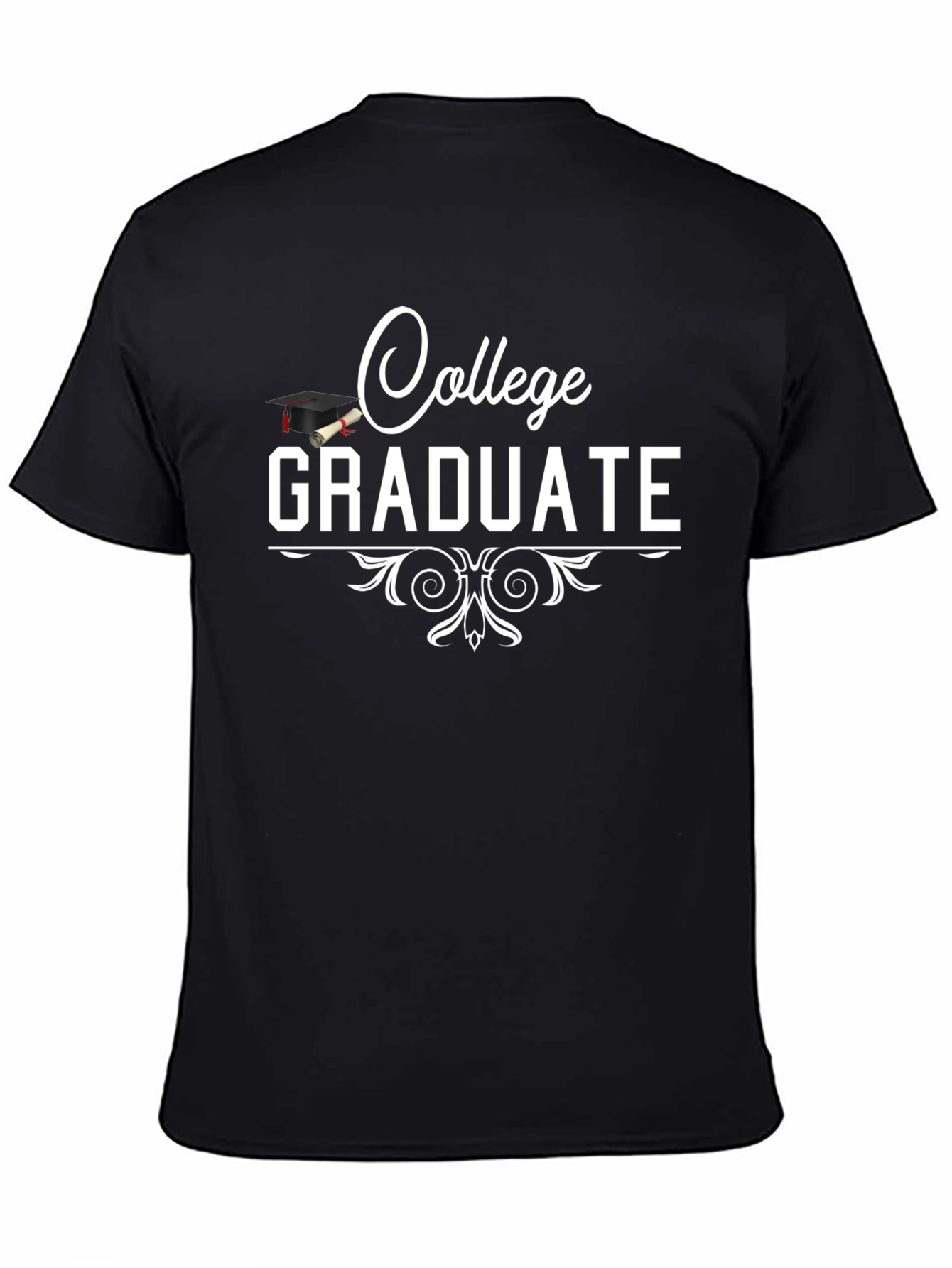 College Graduate Black T-Shirt
