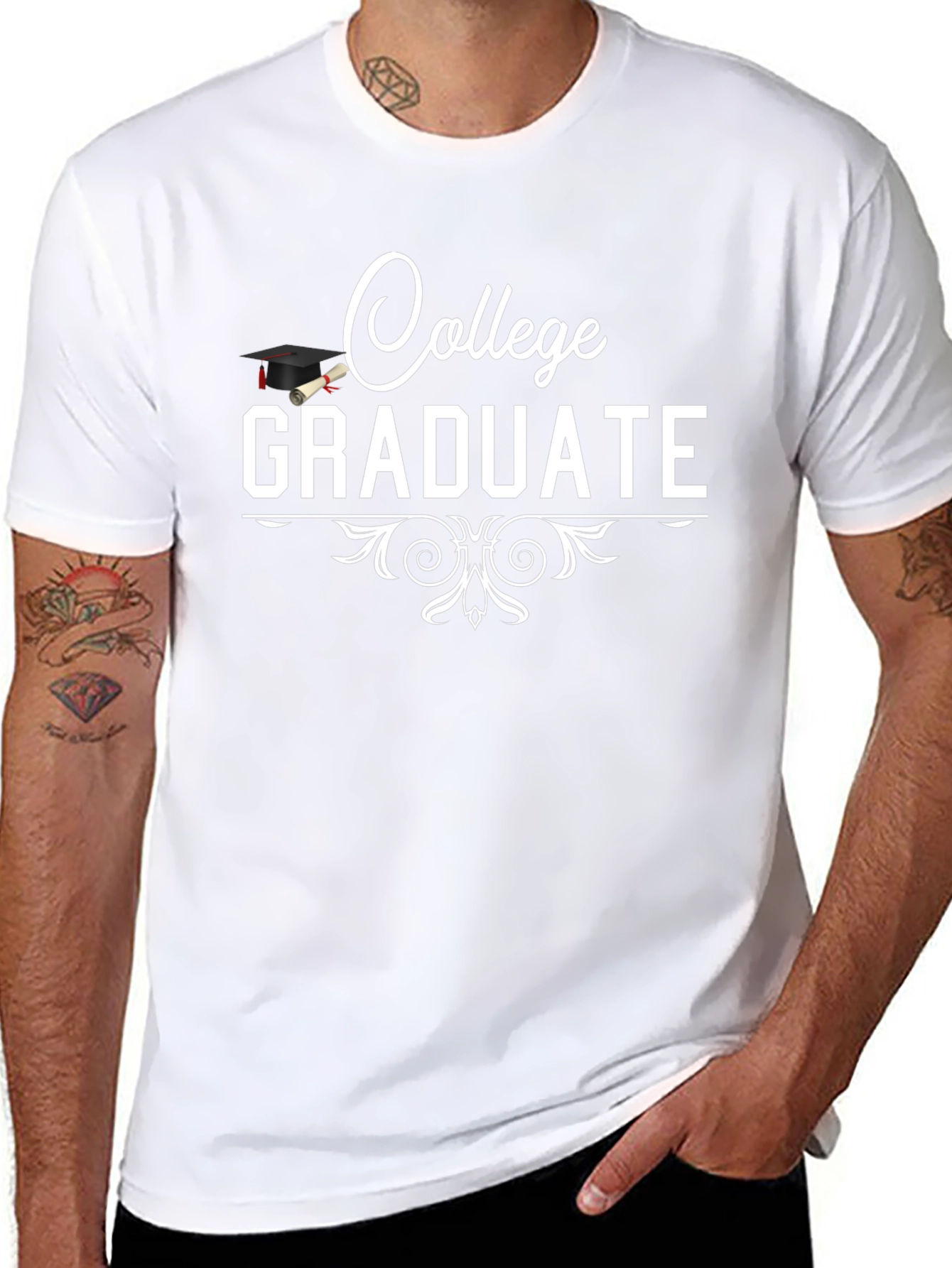 College Graduate Black T-Shirt