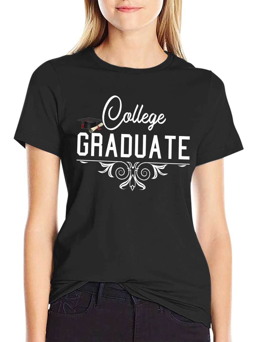 College Graduate Black T-Shirt