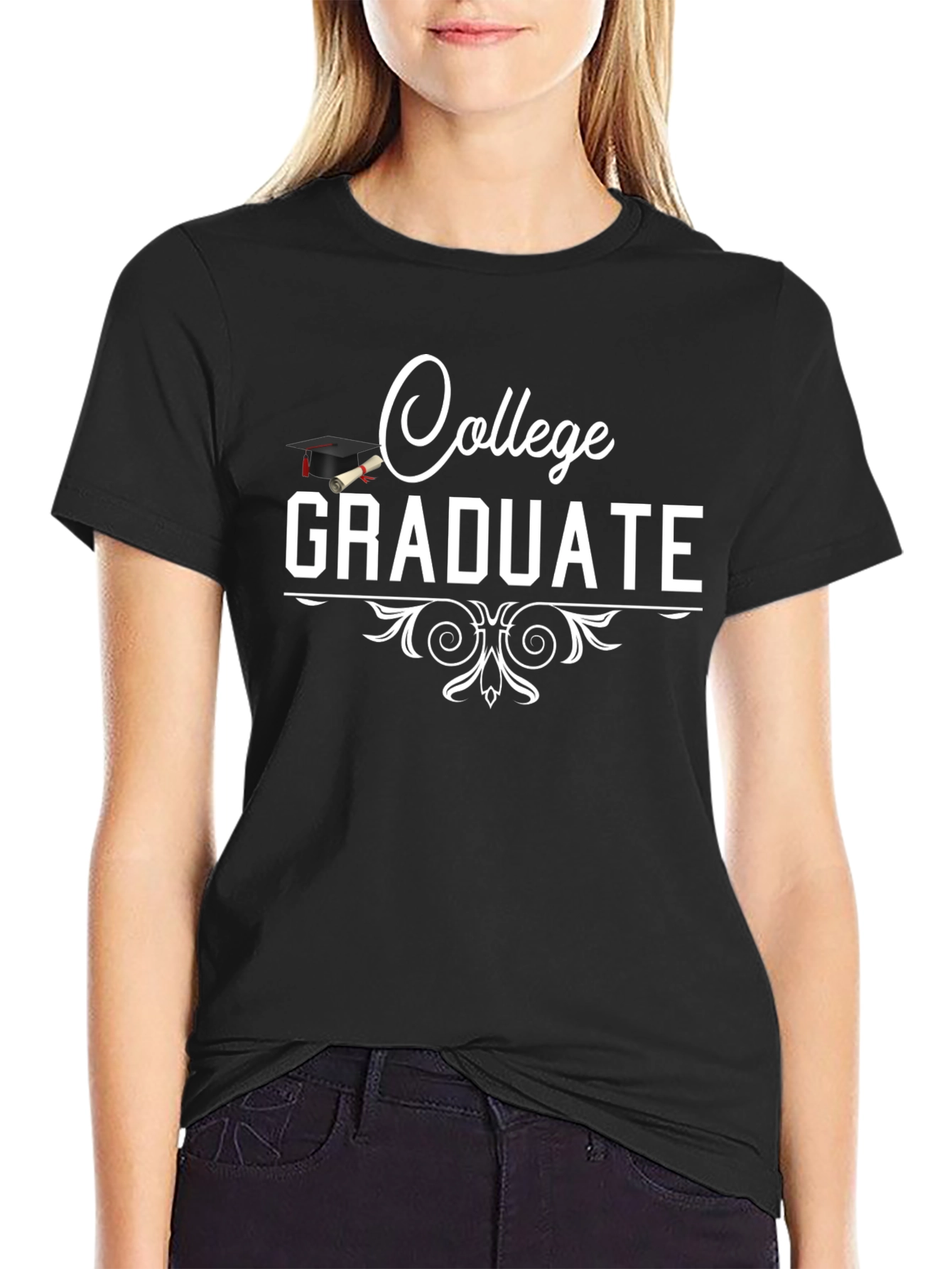 College Graduate Black T-Shirt