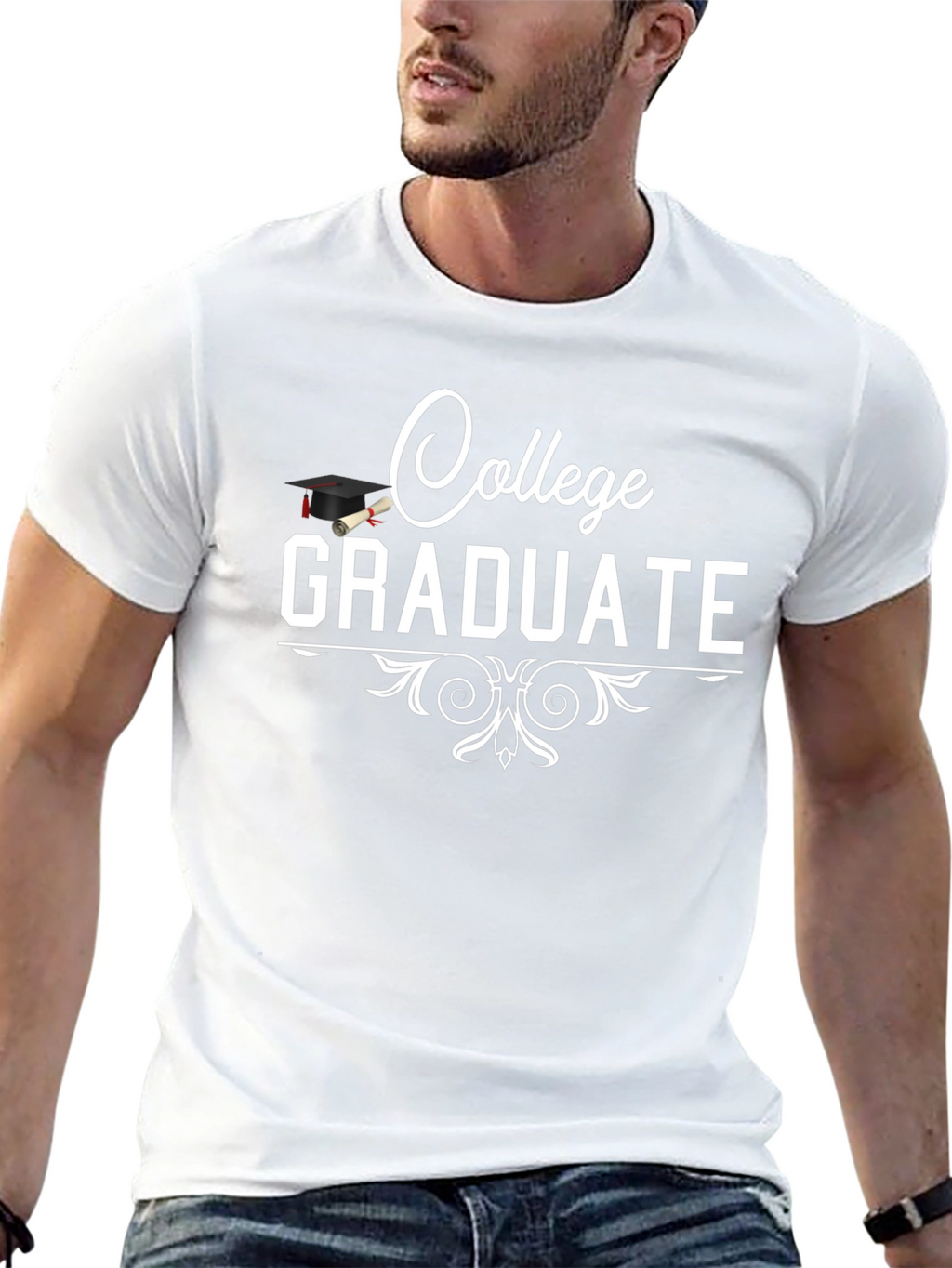 College Graduate Black T-Shirt