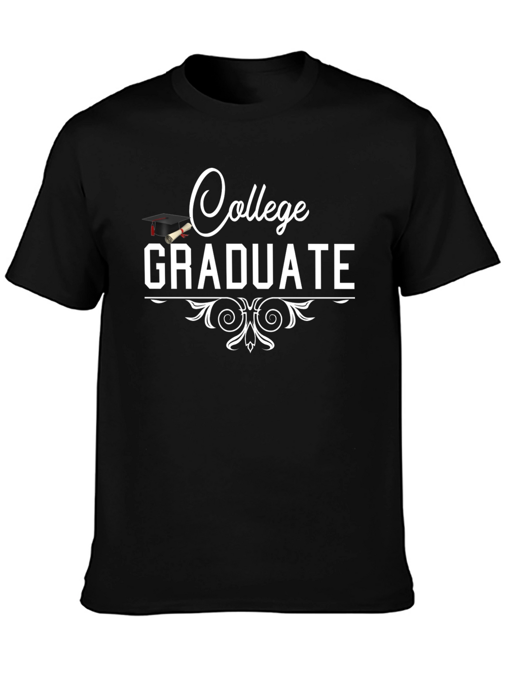 College Graduate Black T-Shirt