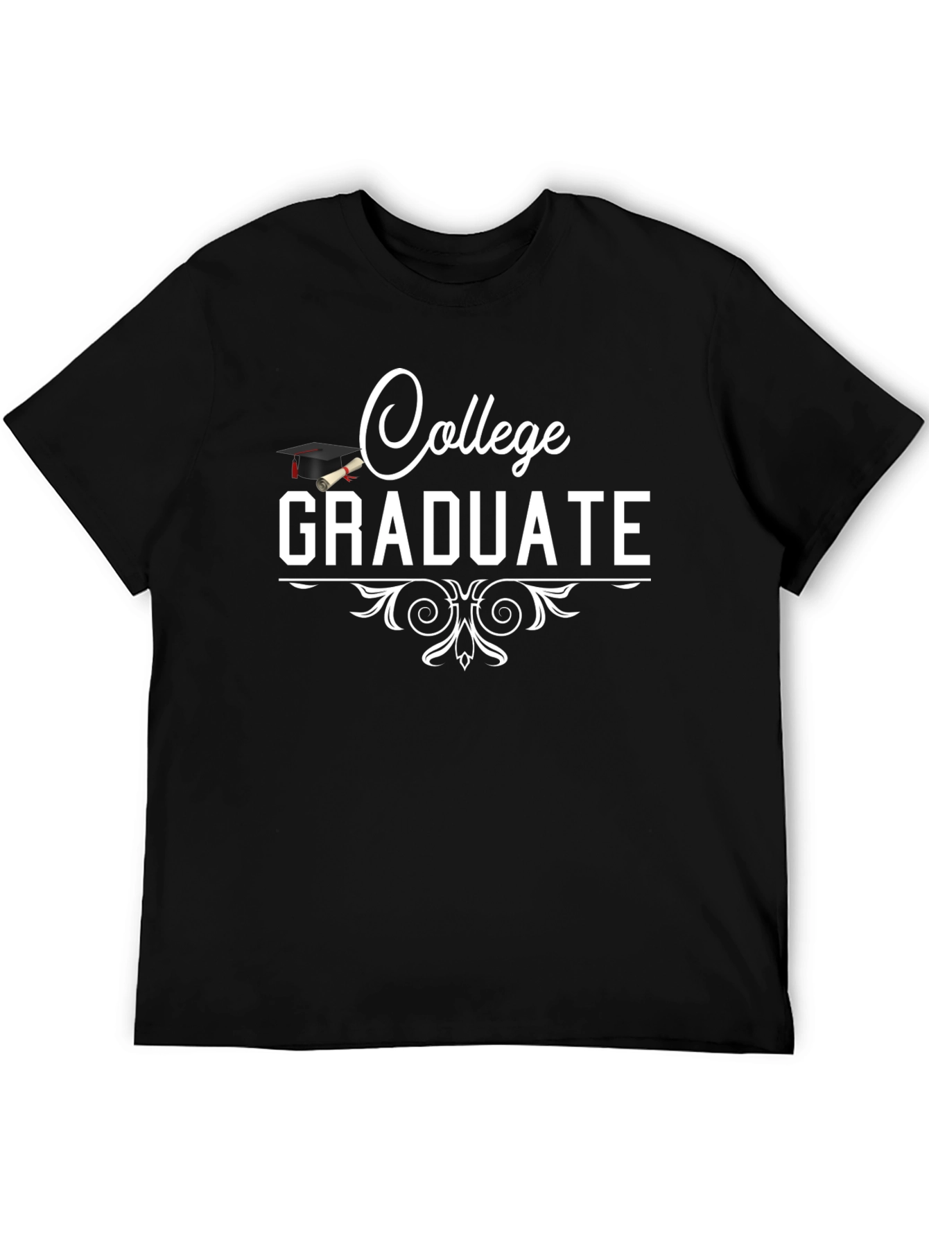 College Graduate Black T-Shirt