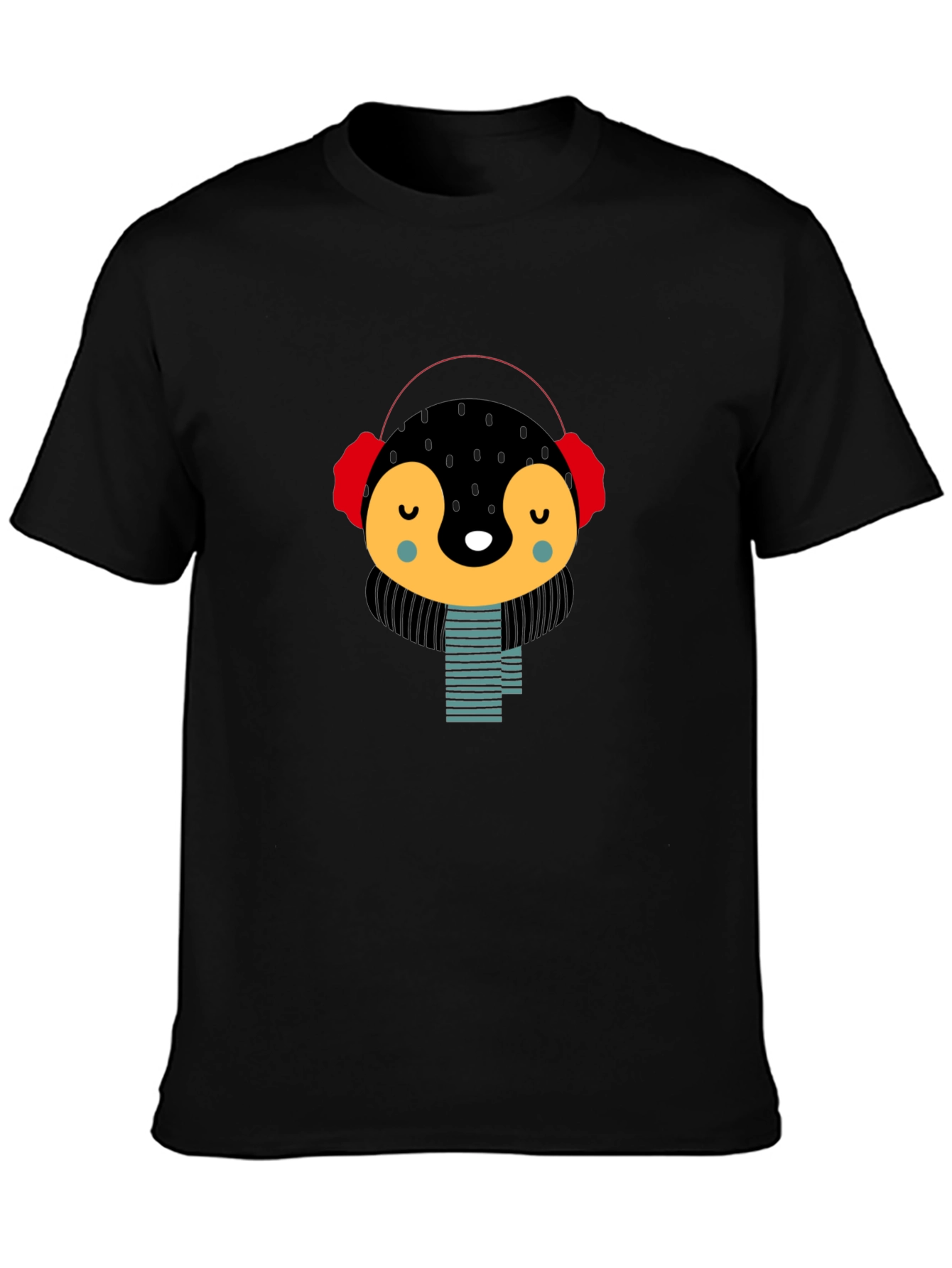 Cute Penguin Graphic Tee - Winter Style Shirt