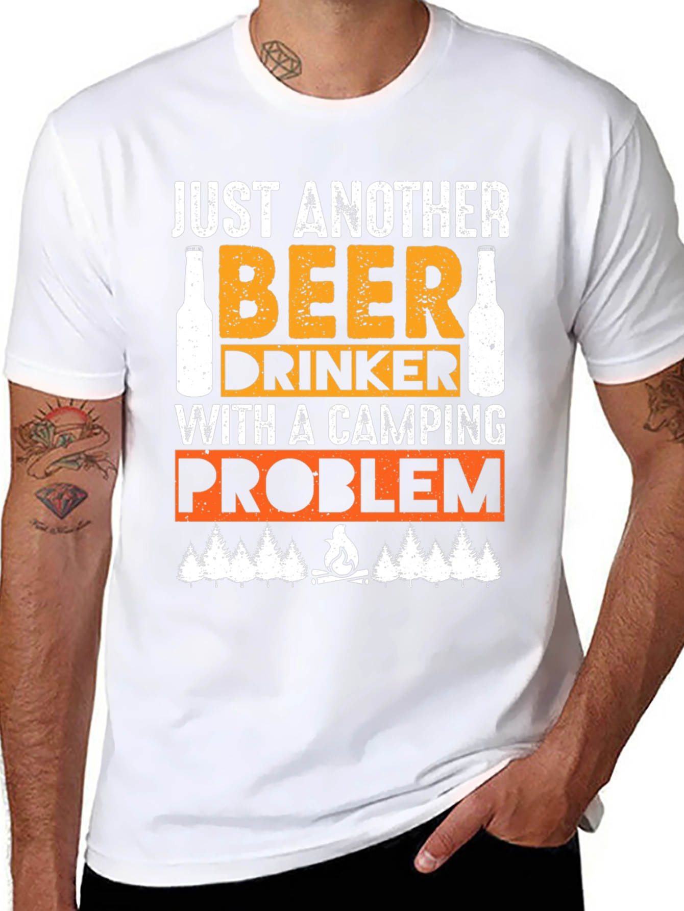 Beer Drinker Camping Problem T-Shirt