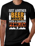 Beer Drinker Camping Problem T-Shirt