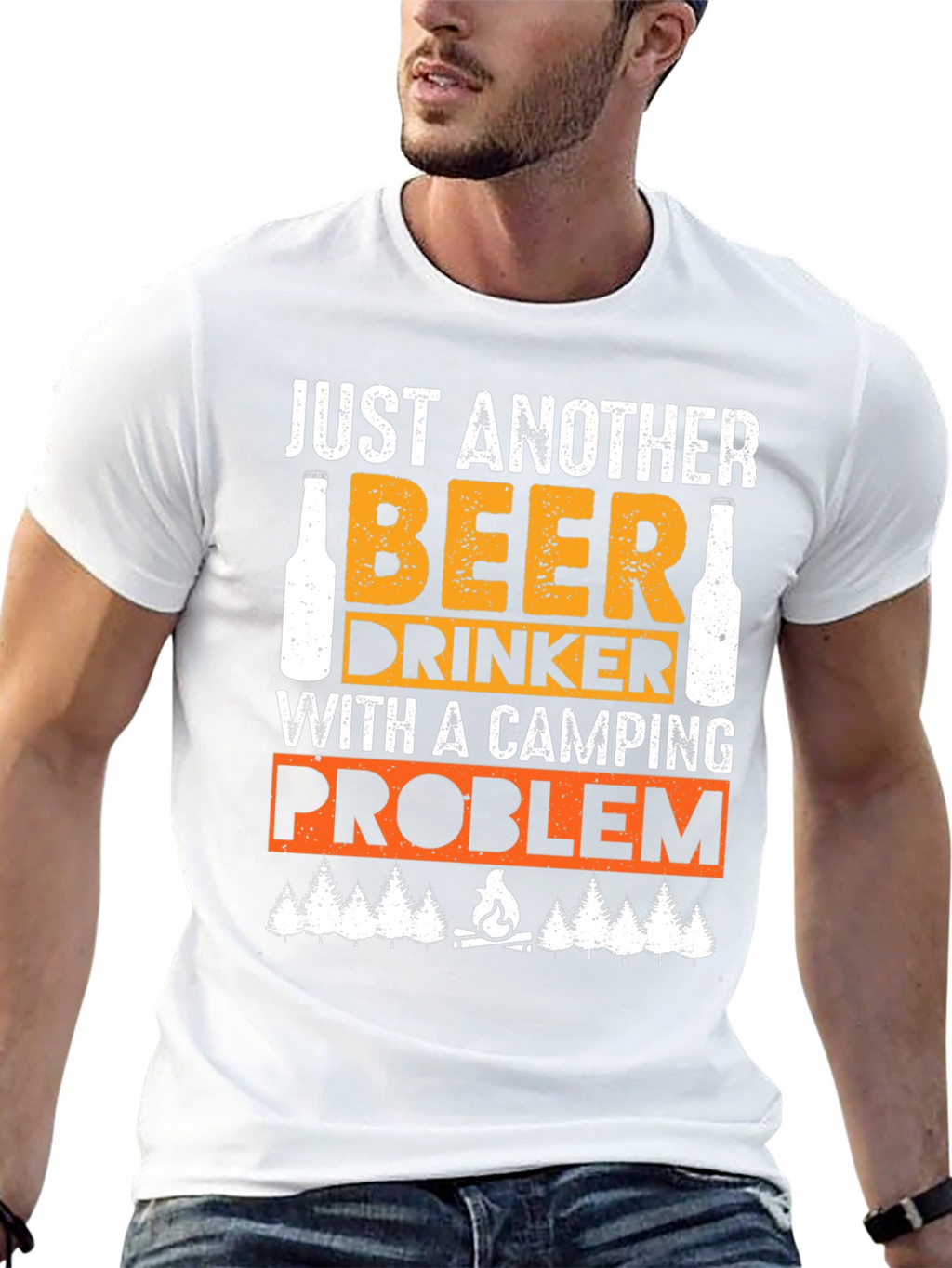 Beer Drinker Camping Problem T-Shirt