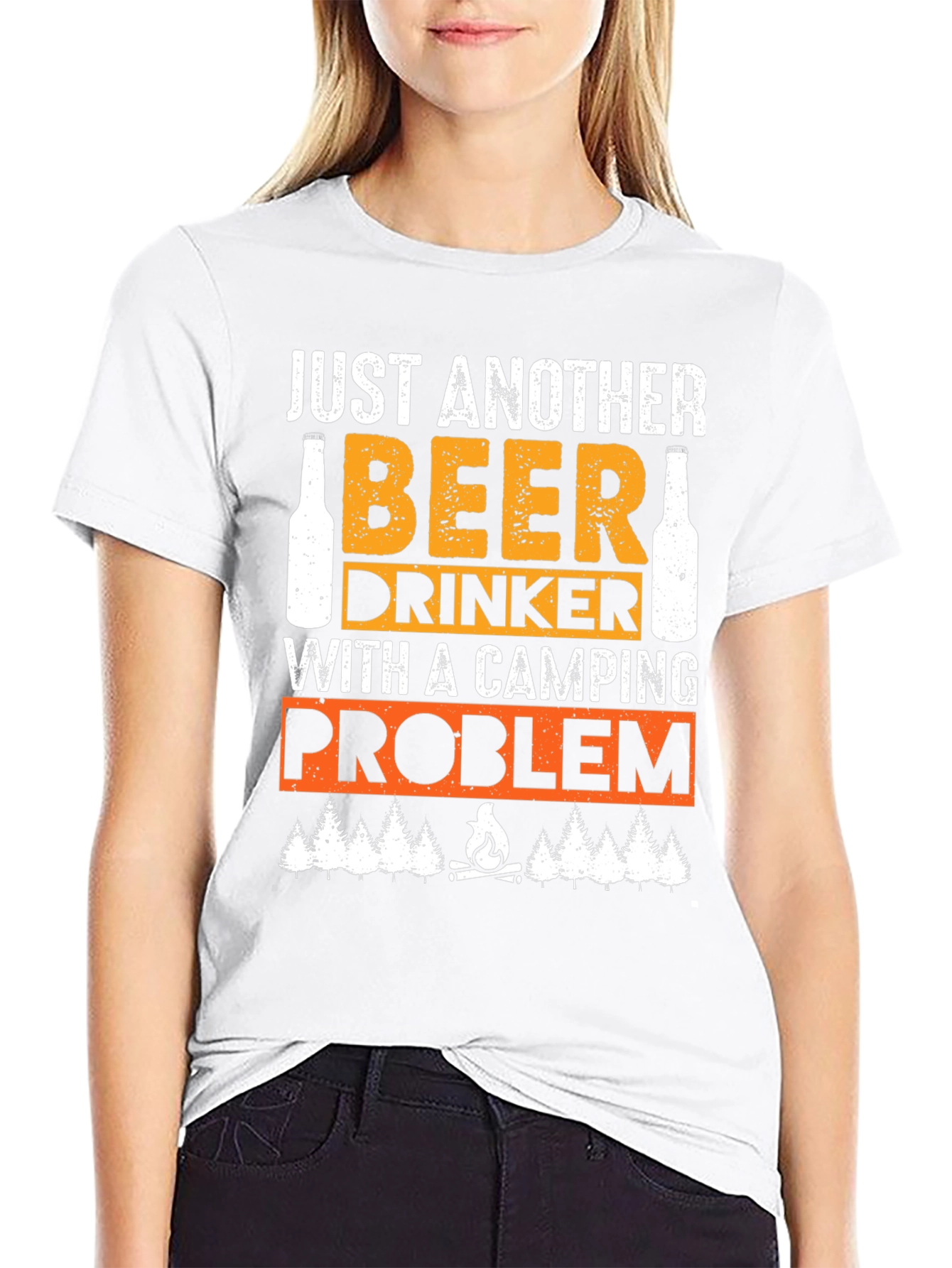 Beer Drinker Camping Problem T-Shirt