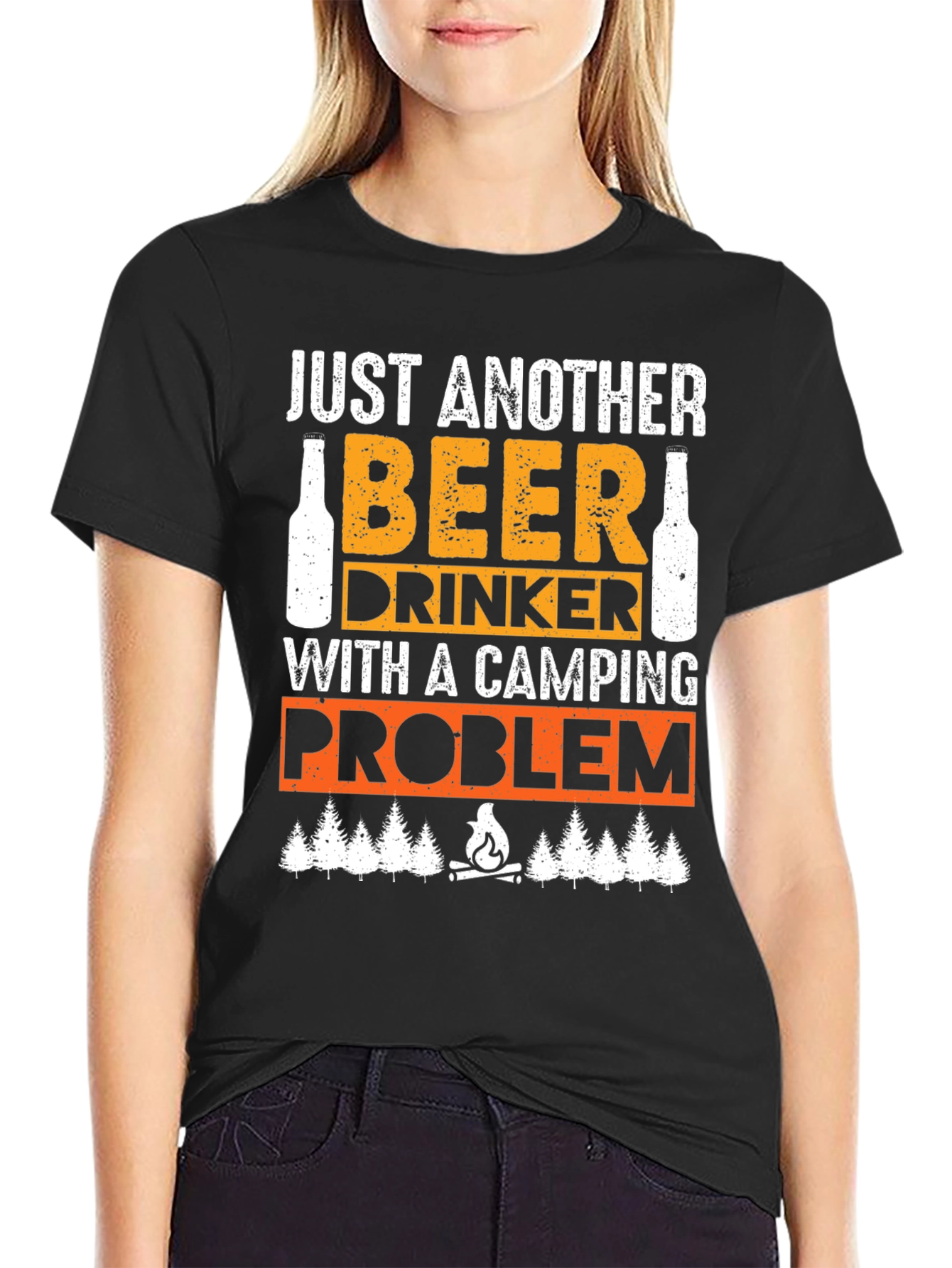 Beer Drinker Camping Problem T-Shirt