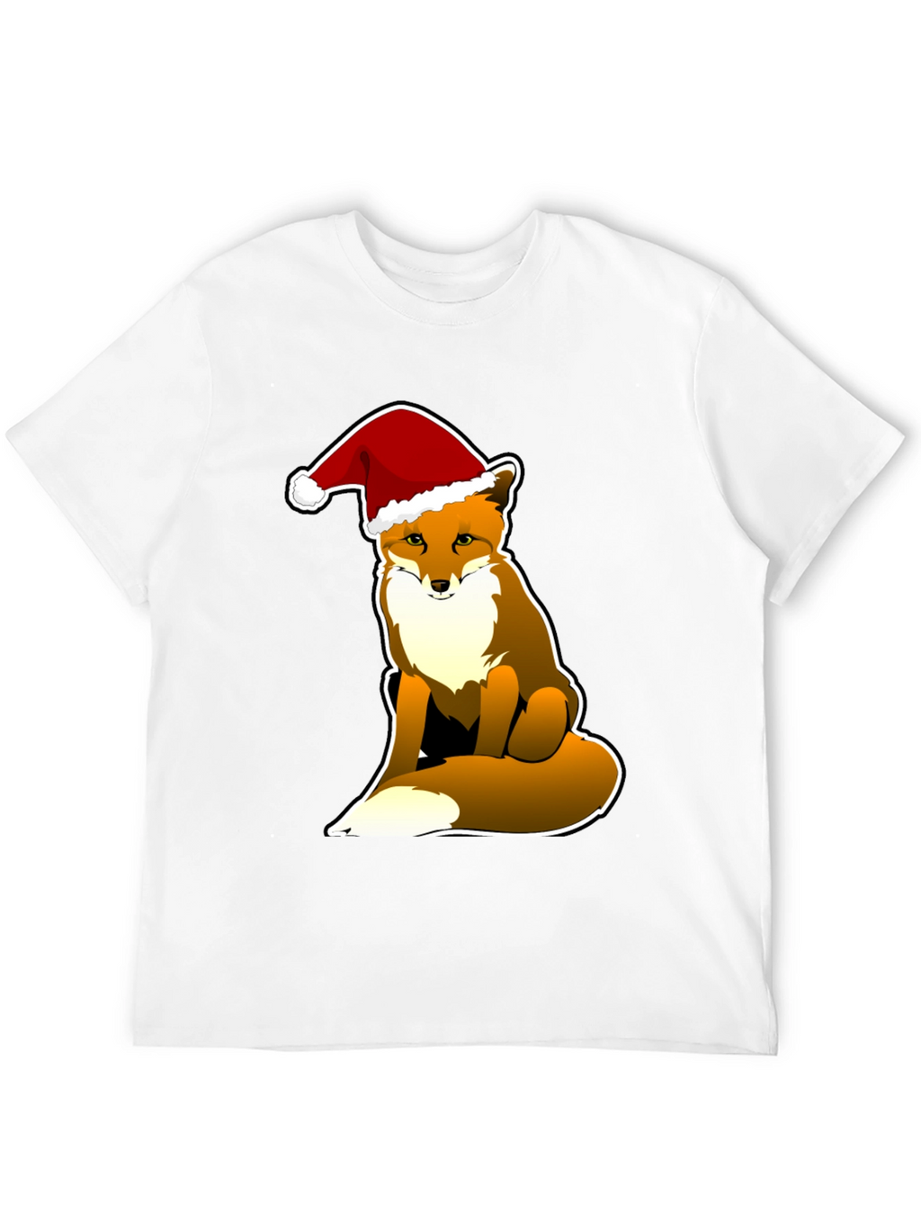 Festive Fox Tee - Holiday Season Style