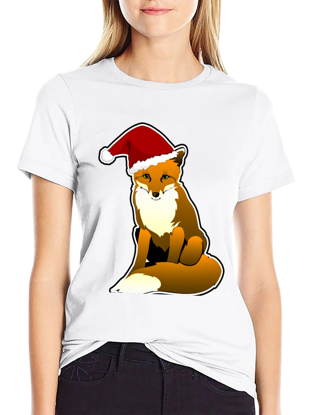 Festive Fox Tee - Holiday Season Style