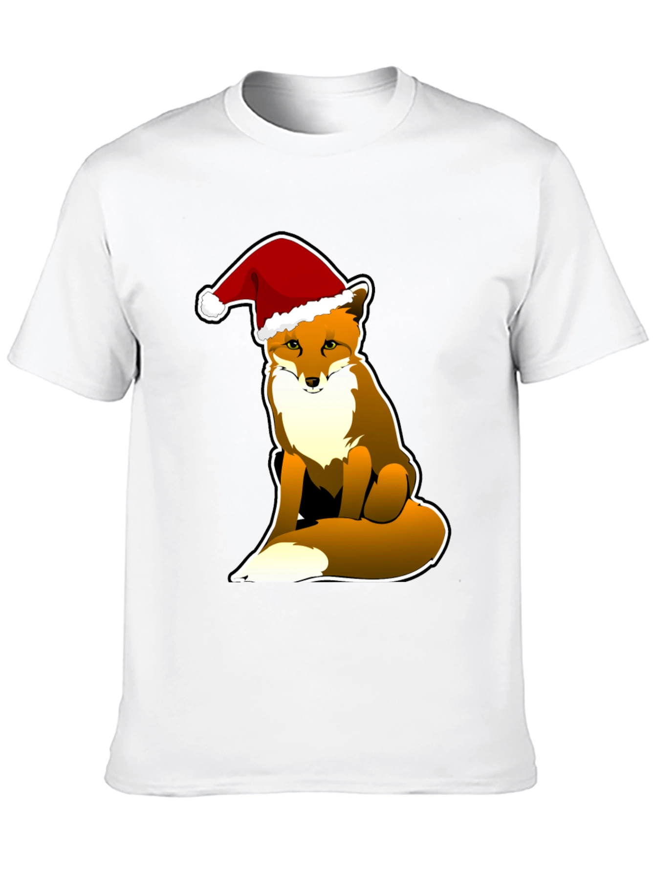 Festive Fox Tee - Holiday Season Style