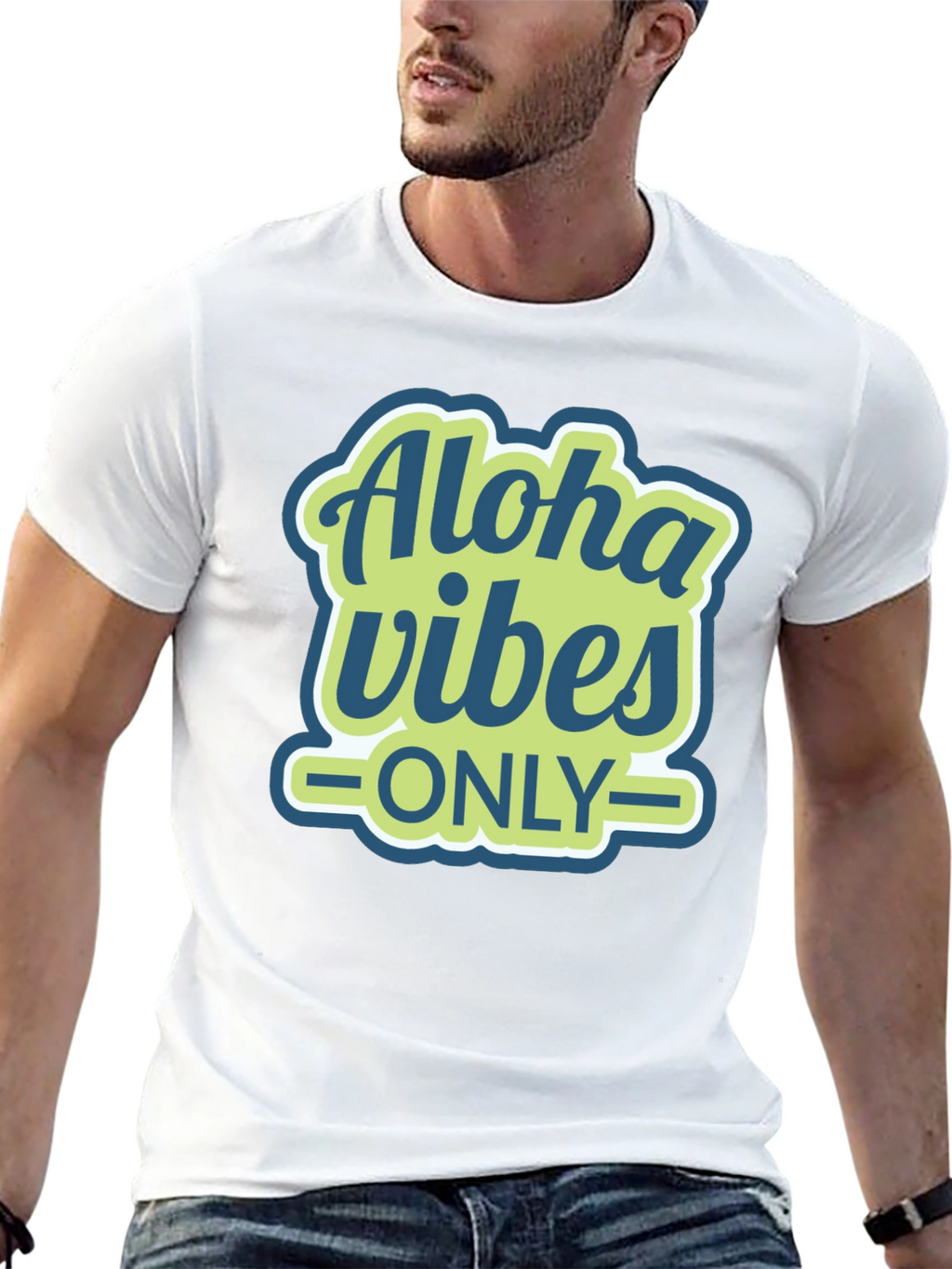 Aloha Vibes Only Graphic T-Shirt