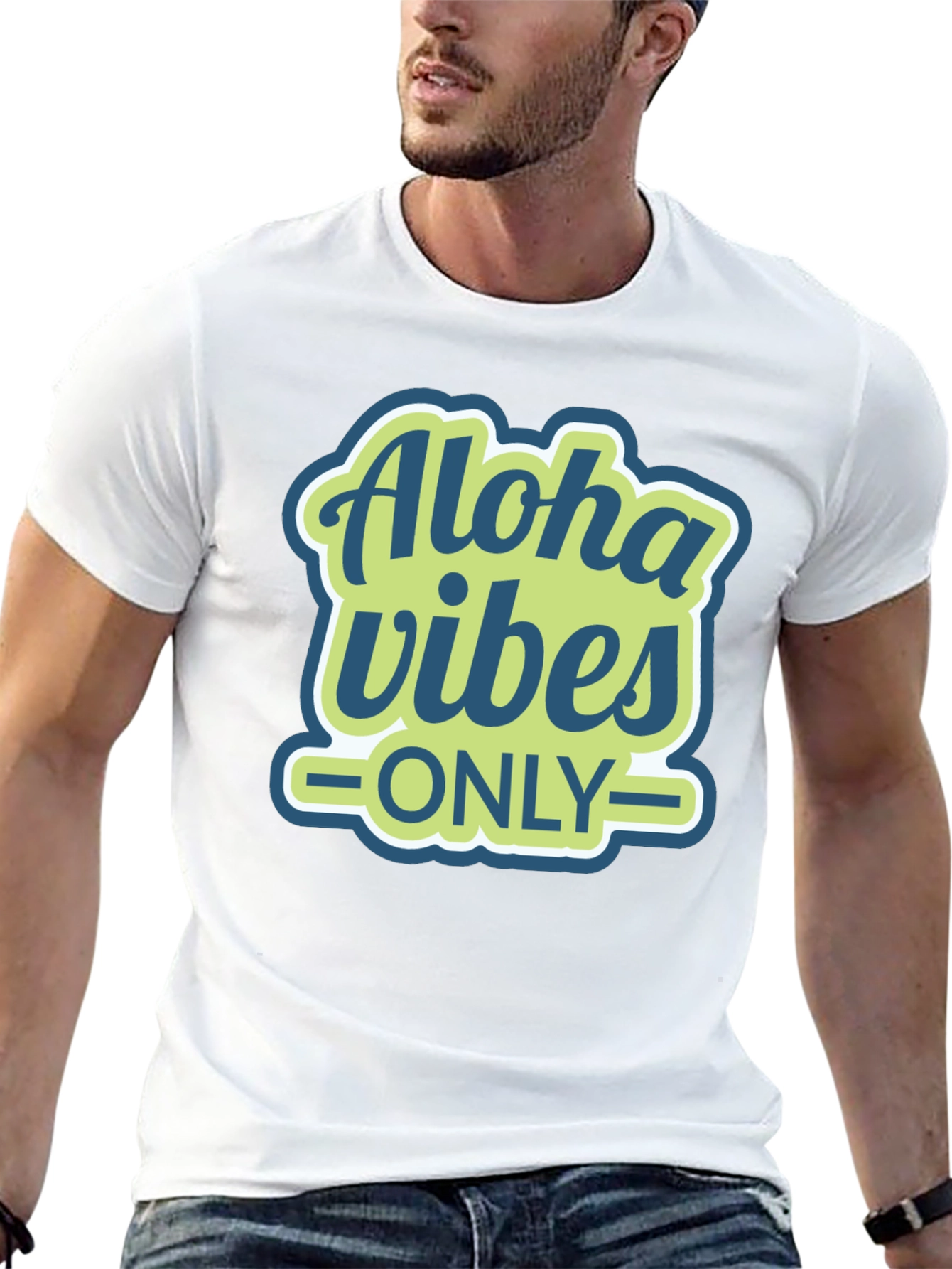 Aloha Vibes Only Graphic T-Shirt