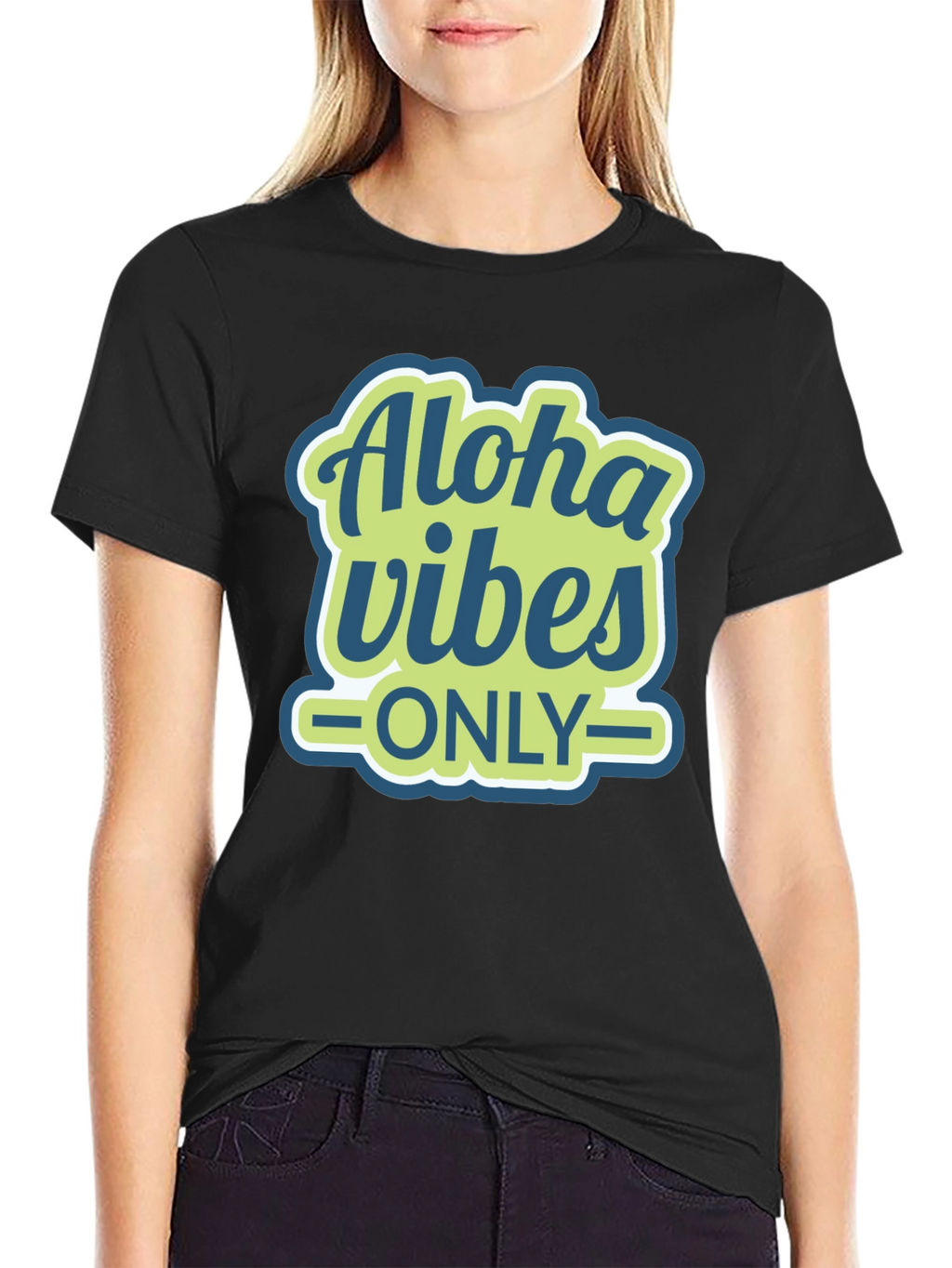 Aloha Vibes Only Graphic T-Shirt