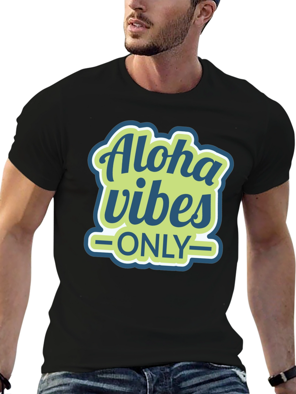 Aloha Vibes Only Graphic T-Shirt