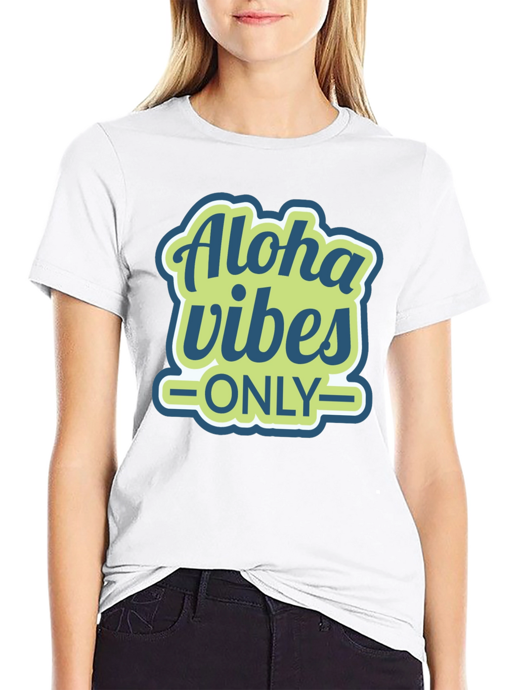 Aloha Vibes Only Graphic T-Shirt