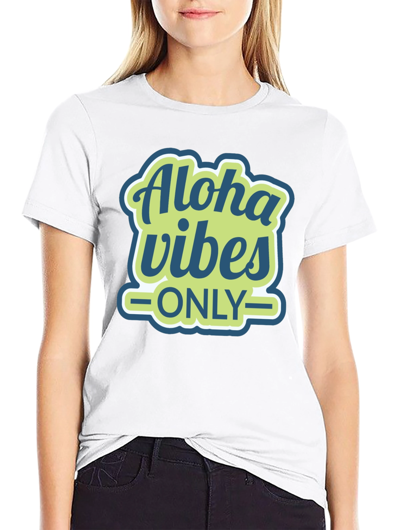 Aloha Vibes Only Graphic T-Shirt